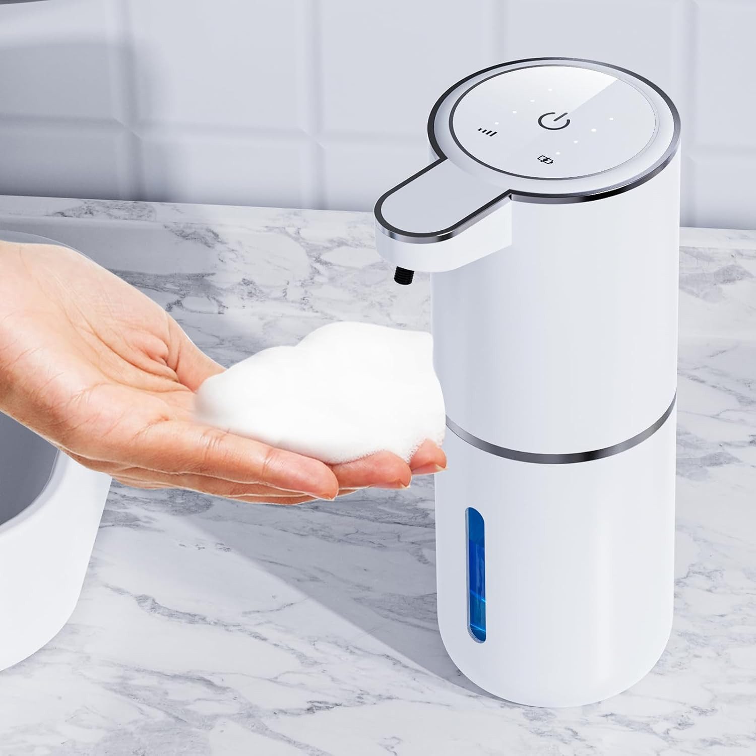 Seifenspender Seifenspender Automatisch,Wandbefestigung Berührungslos 380ml