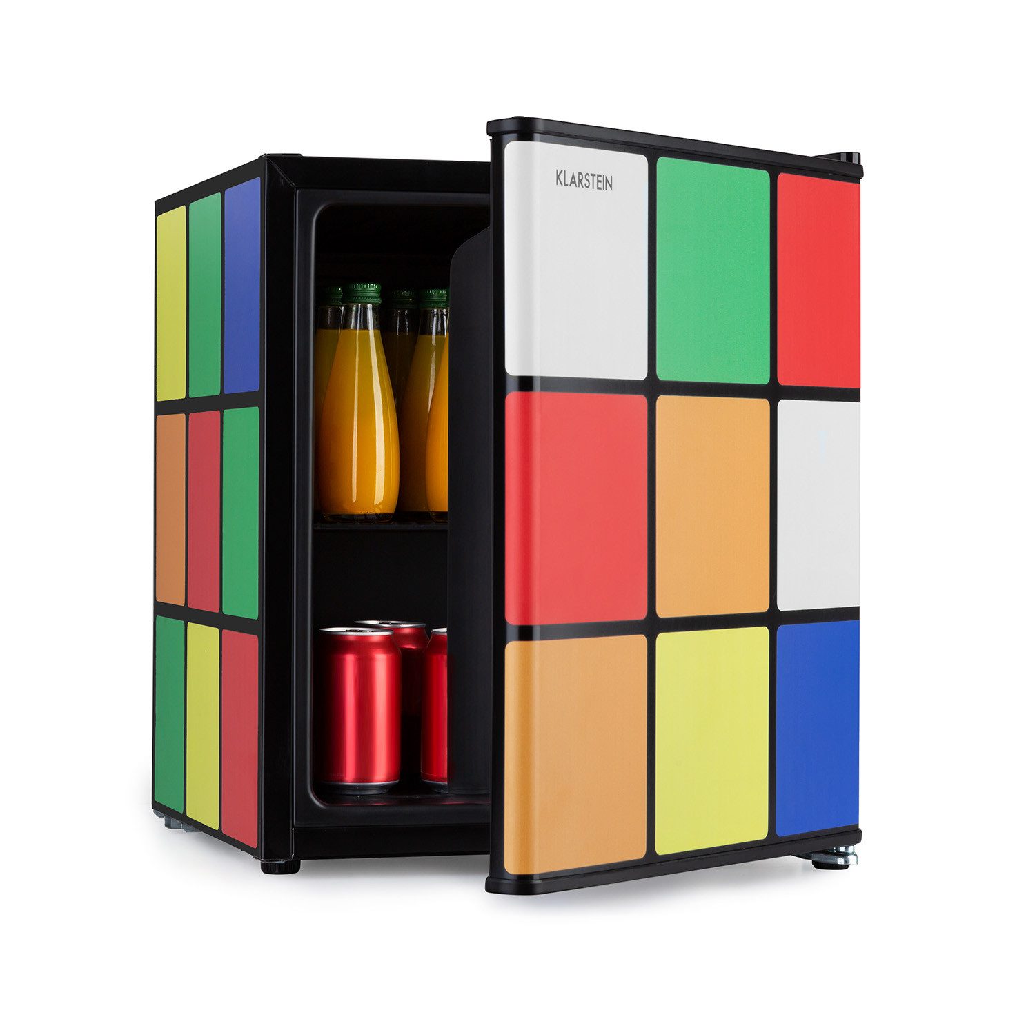 Klarstein Table Top Kühlschrank 10046050, 51.5 cm hoch, 43 cm breit, Bier Hausbar Getränkekühlschrank Hotel Mini Fridge