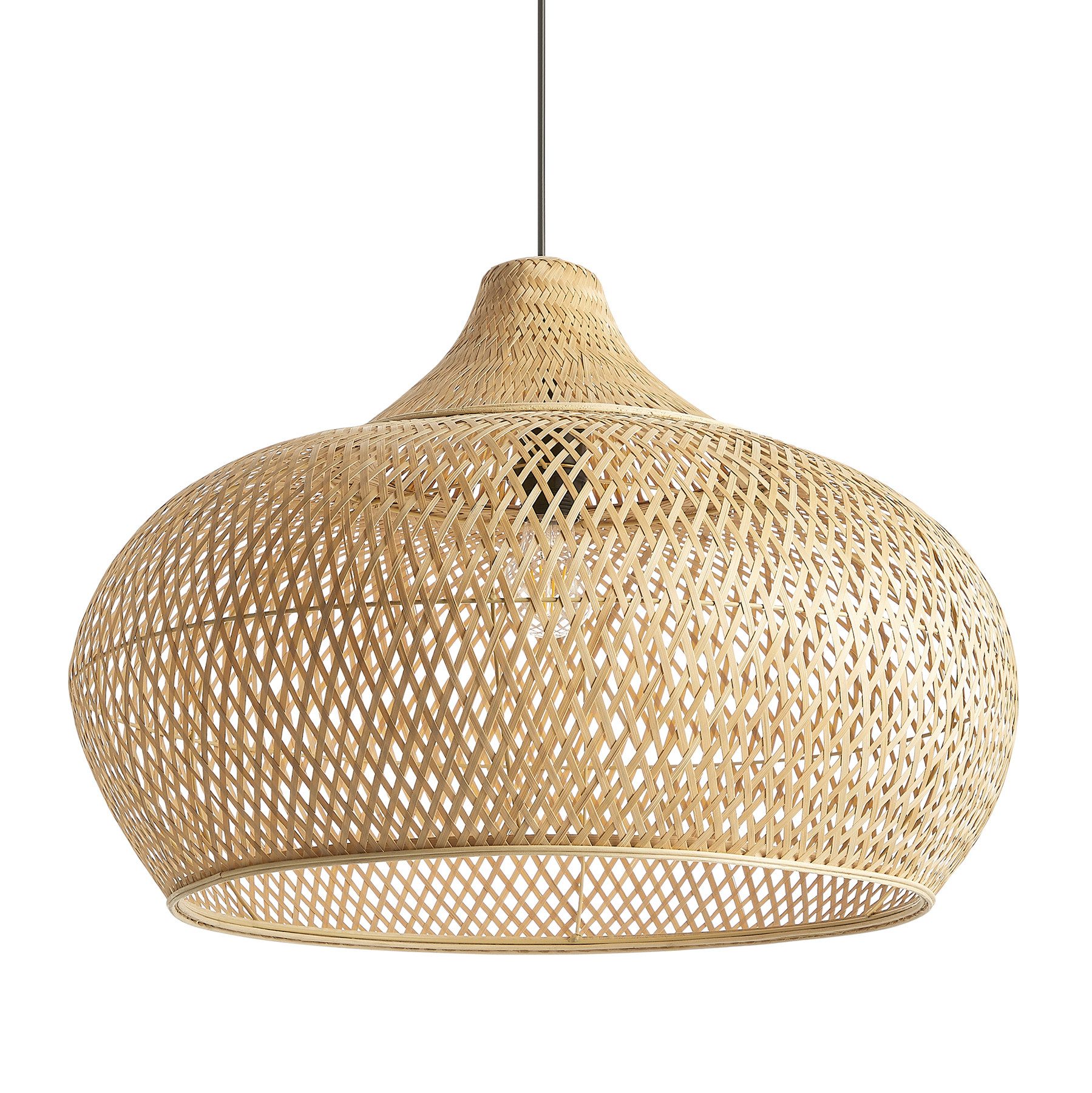 riess-ambiente Hängeleuchte ORGANIC LIVING 60cm natur günstig online kaufen