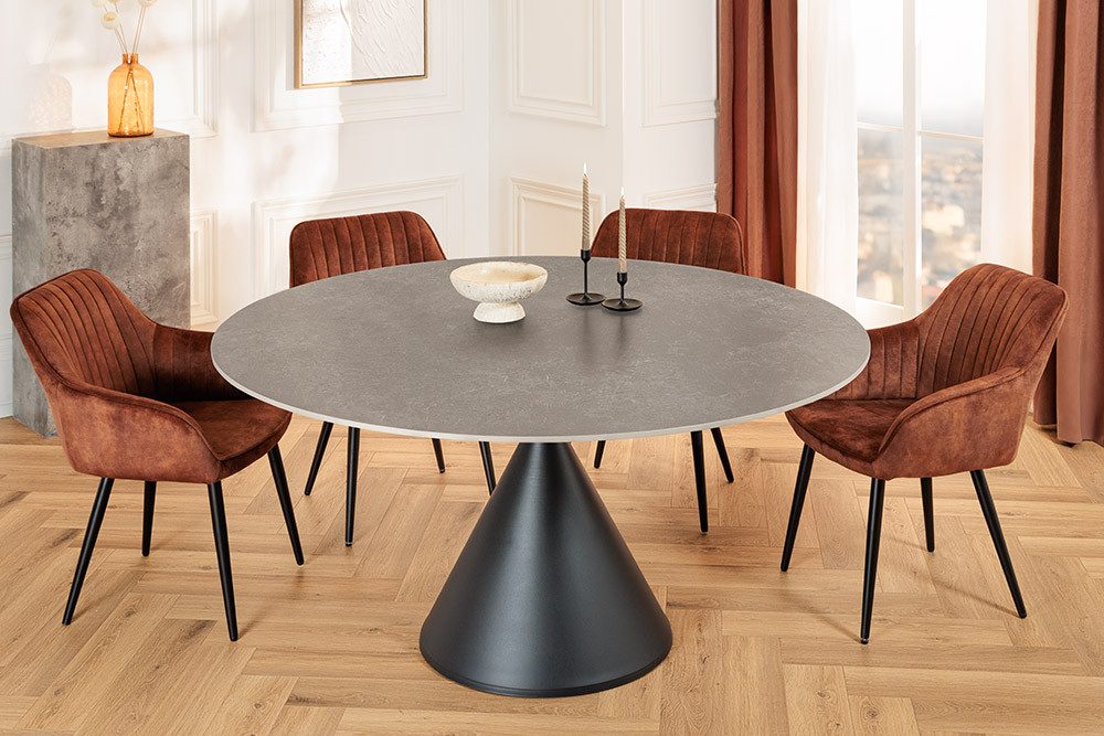 riess-ambiente Esstisch SIGNATURE 135cm grau/schwarz - günstig online kaufen