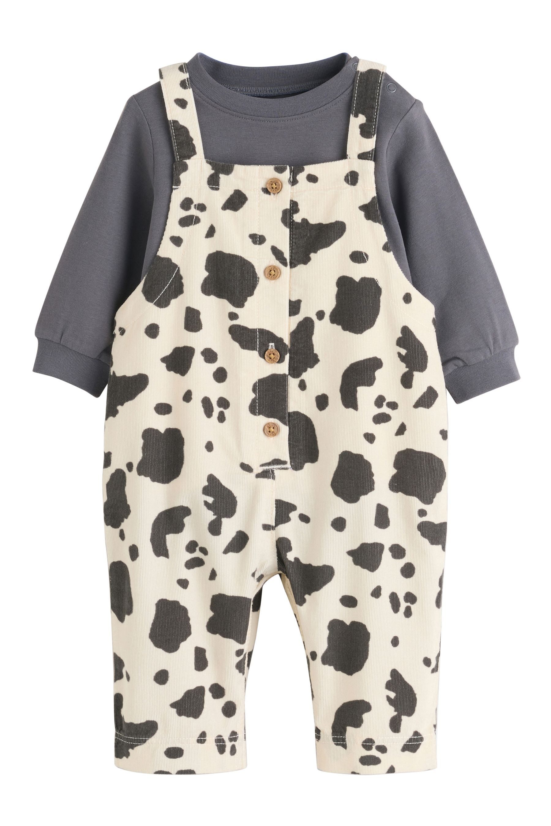 Next Latzhose Baby-Latzhose und Bodysuit im 2-teiligen Set (2-tlg)