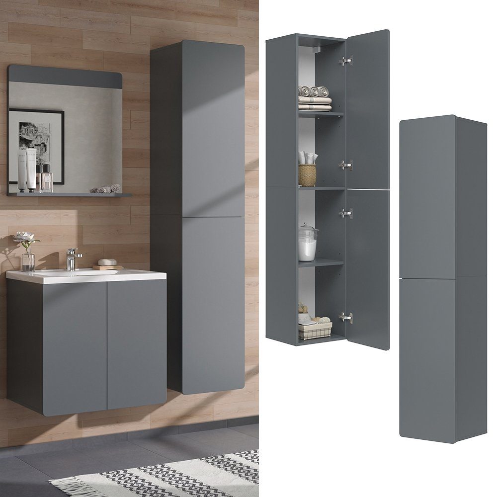 Vicco Hochschrank Izan, Grau, 36.6 x günstig online kaufen