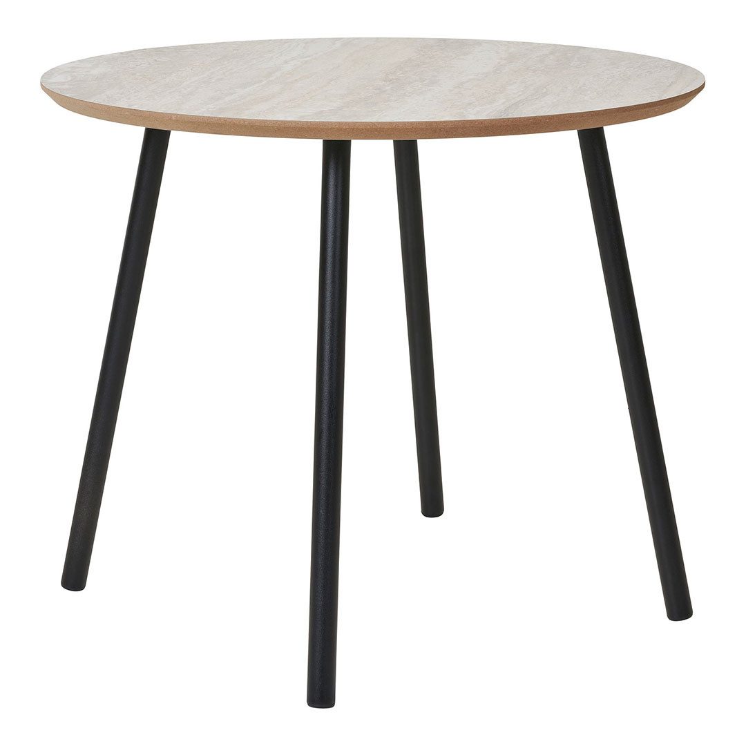 House Nordic Couchtisch Aalst Couchtisch Beige Travertin Dekor.