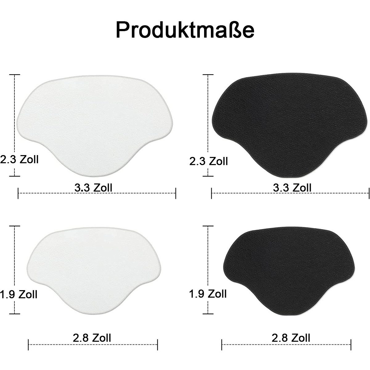 AFKSMILE Fersenpolster 16 Paar Sneaker Fersen Patch, Selbstklebend Schuh Ferse Patch