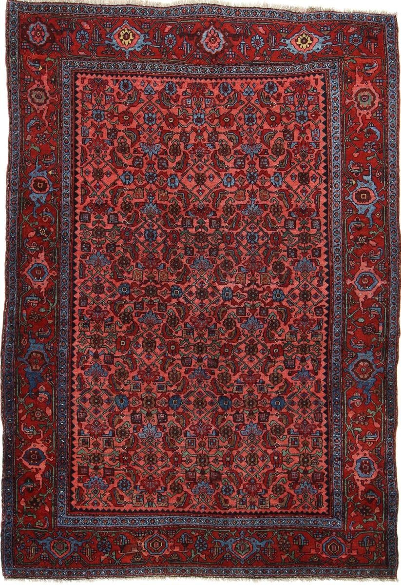 Orientteppich Bidjar Höhe: Antik rechteckig, Trading, Perserteppich, 15 Nain mm 144x207 Handgeknüpfter / Orientteppich