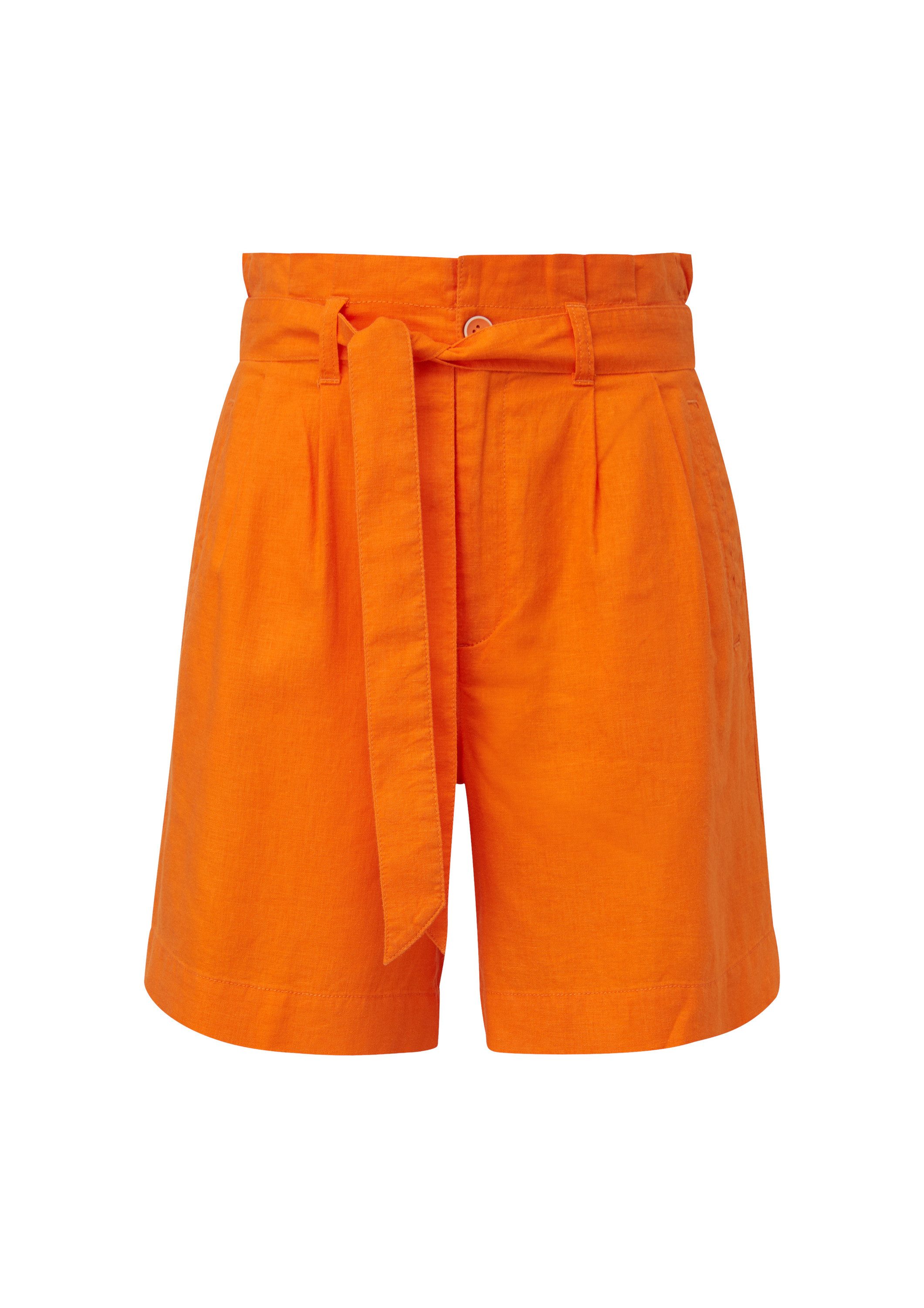 s.Oliver Shorts Hose Shorts aus Leinenmix mit Gummizug günstig online kaufen