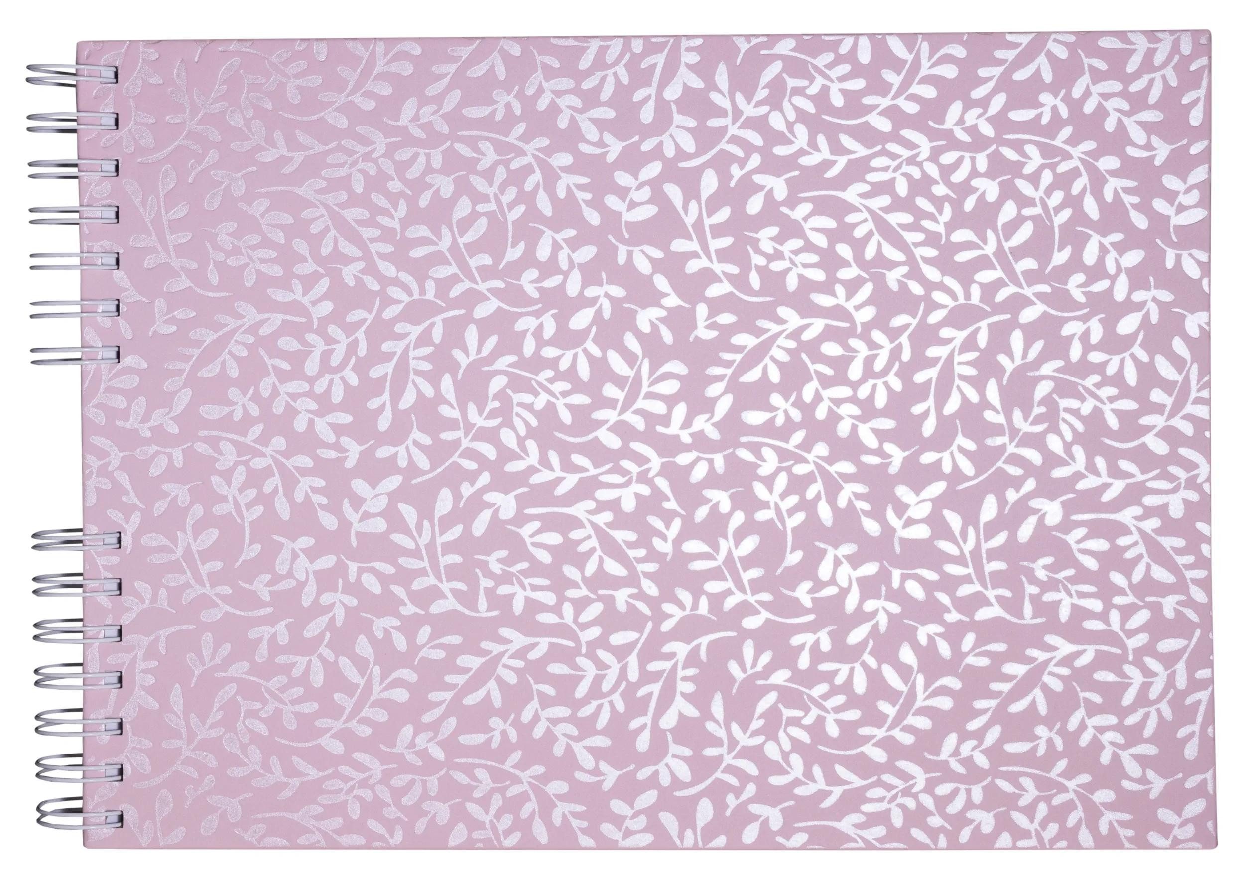 Fotoalbum Fotoalbum Spiralbindung 50S weiß 32x22 cm AutentiK Bonbonrosa - 16064E