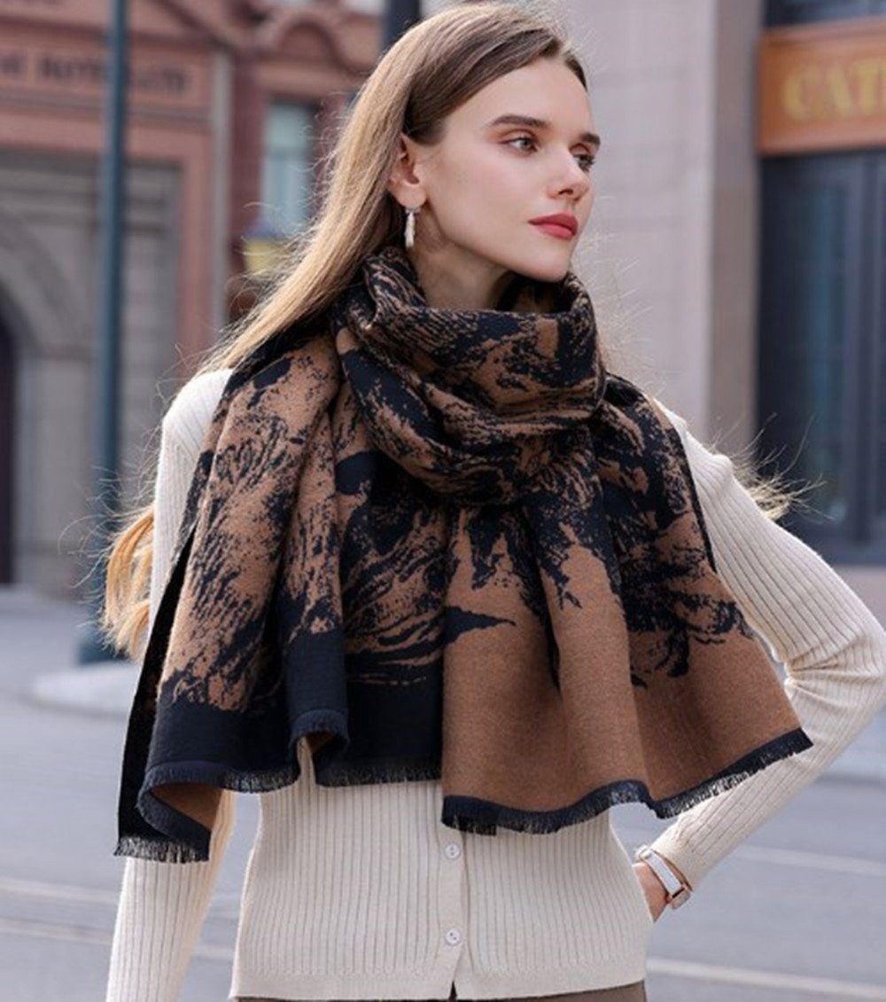 XDeer Modeschal Damen Schal,kuschelweich,Winter Schal Poncho günstig online kaufen