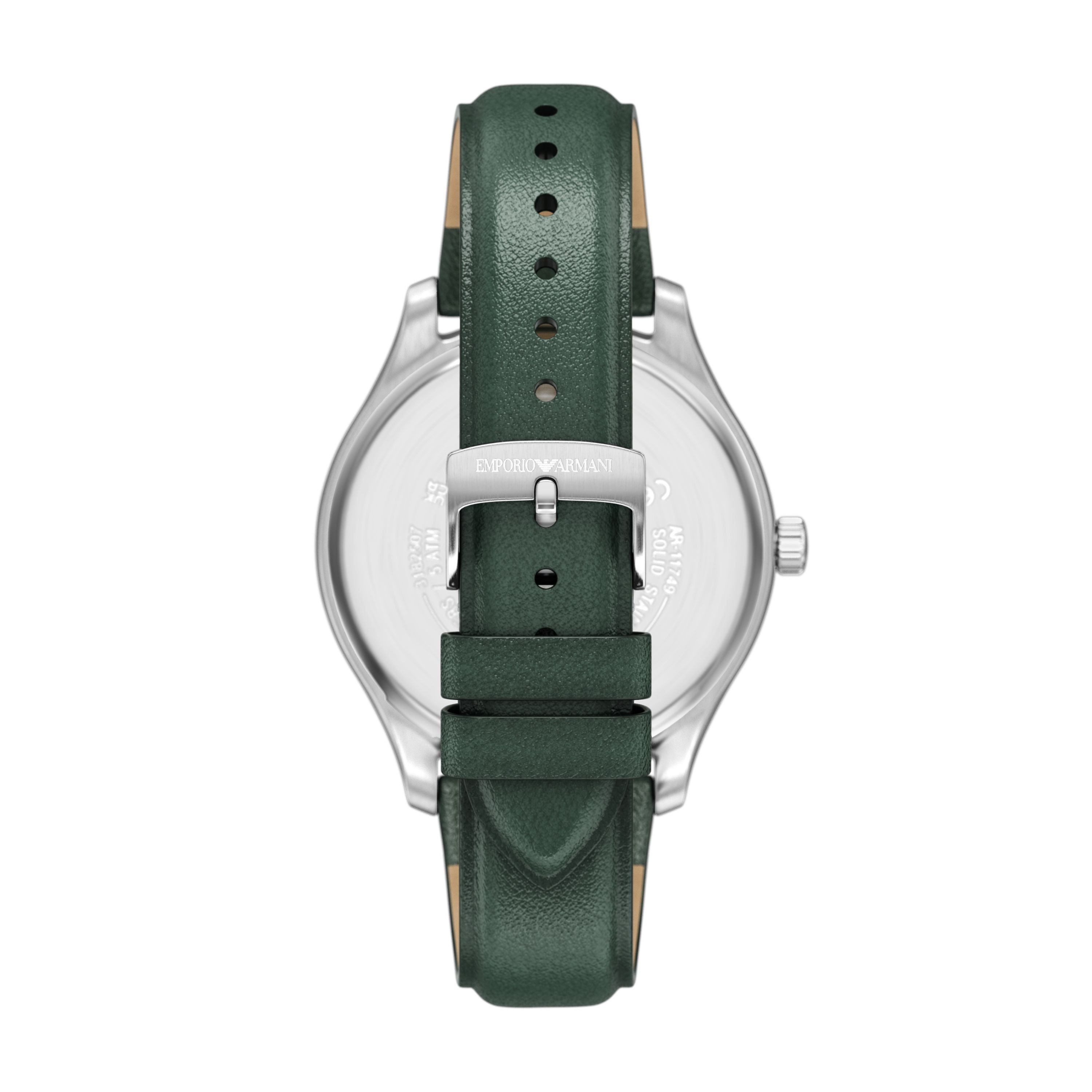 Emporio Armani Quarzuhr AR11749, Armbanduhr, Herrenuhr, Lederarmband, analog, Tag
