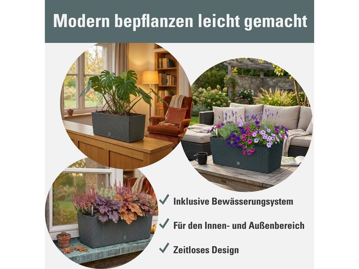 Prosperplast Blumenkasten Rato Case, inkl. Bewässerung