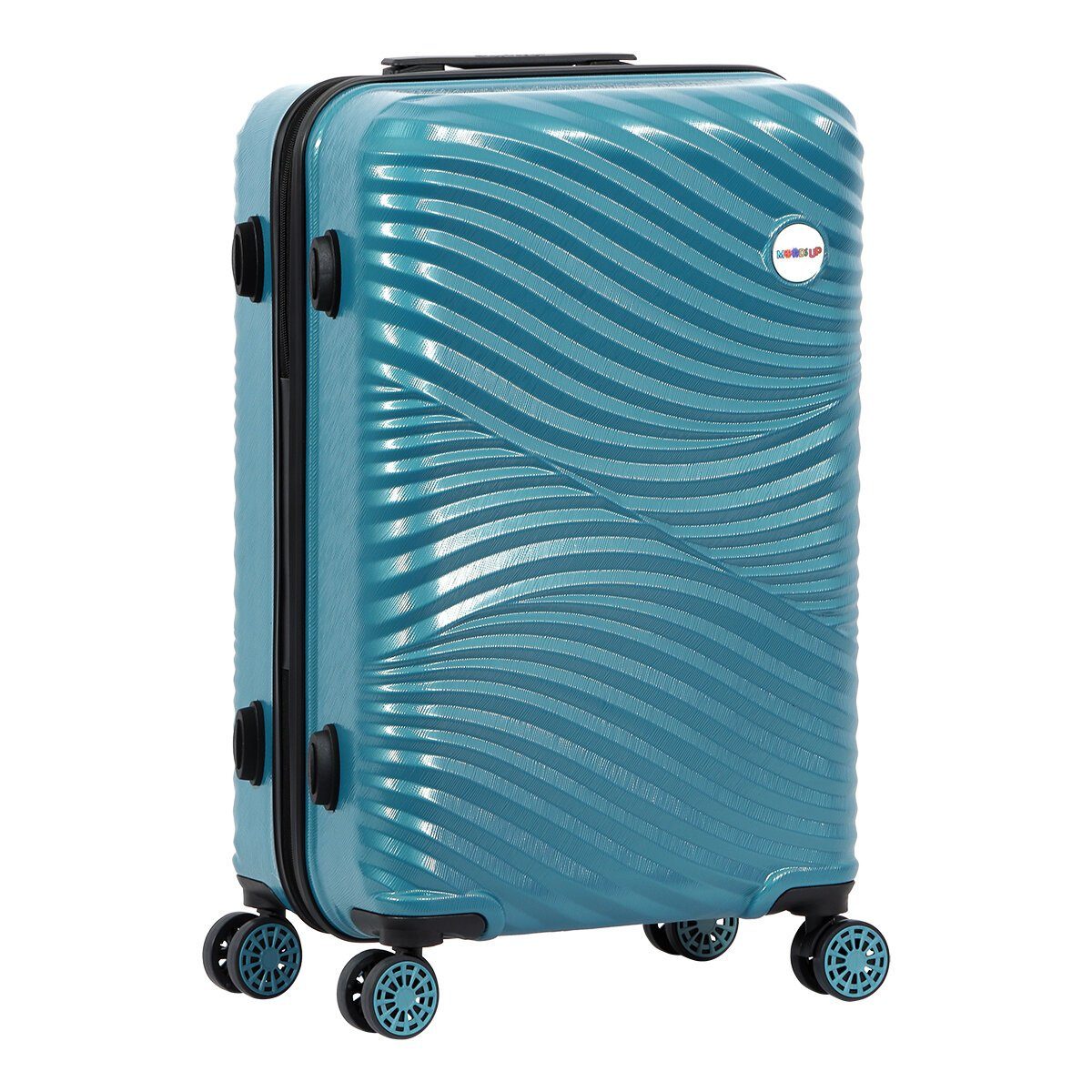 Stahlblau Mittelgroß Hartschale BIGGDESIGN Up Biggdesign Moods Koffer Koffer Hartschale