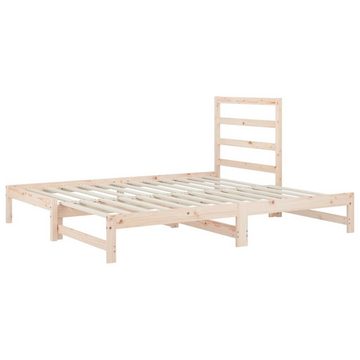 furnicato Bett Tagesbett Ausziehbar 2x(90x200) cm Massivholz Kiefer