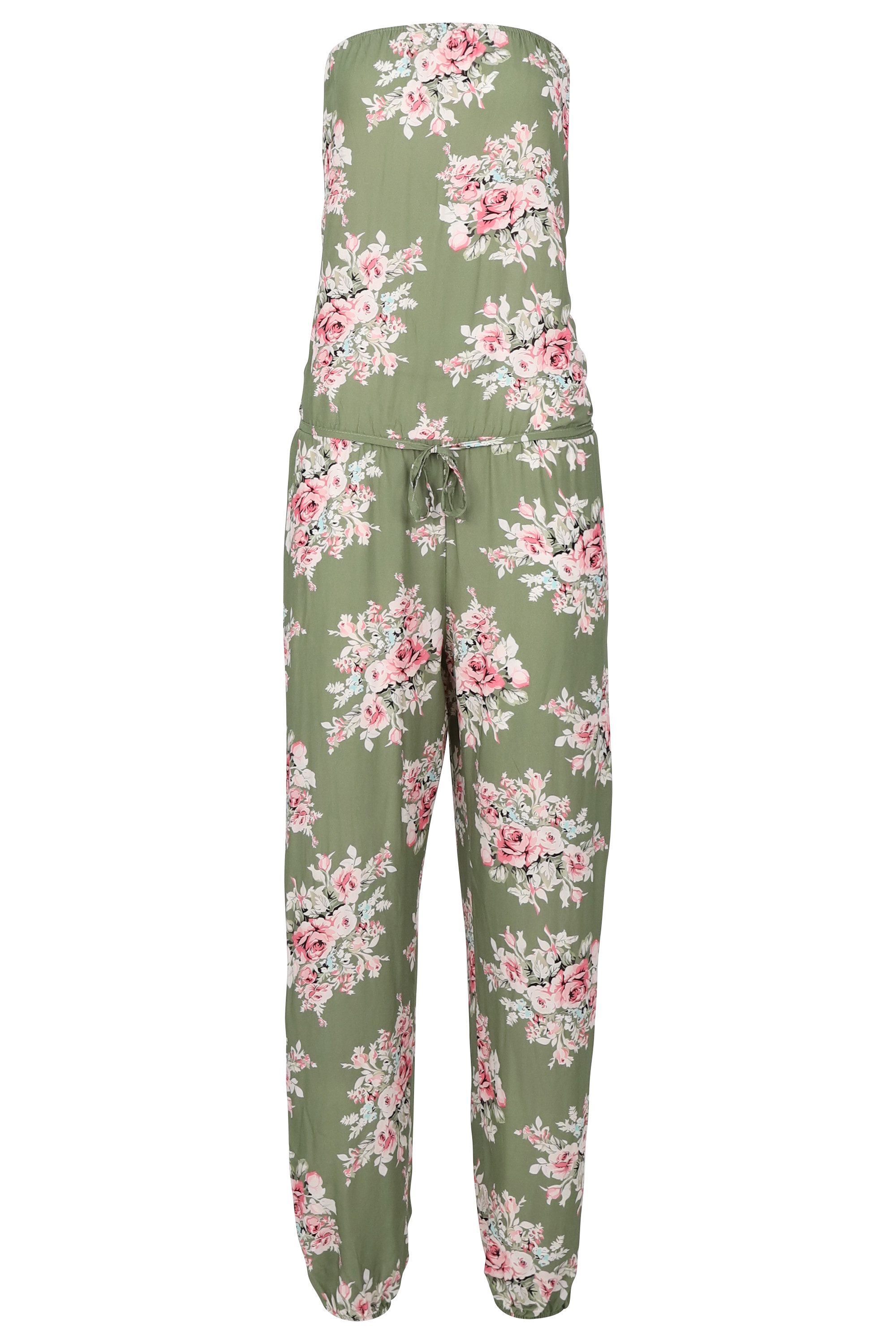 malito more than fashion Jumpsuit 1495 mit Stoffgürtel Einheitsgröße