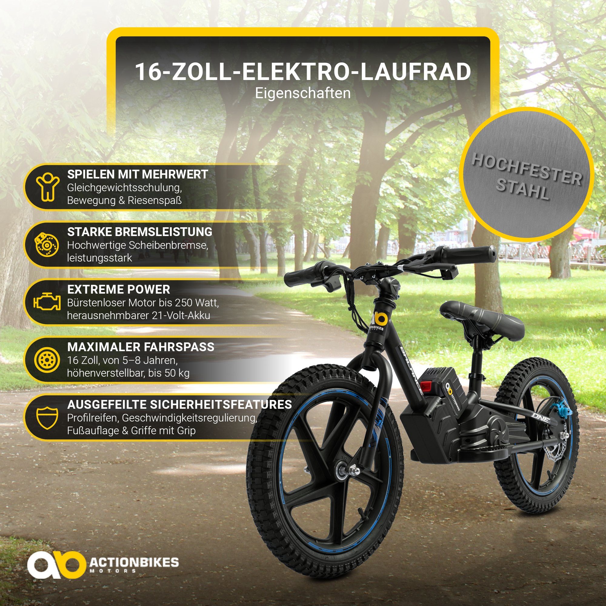Actionbikes Motors Laufrad Kinder 250 W günstig online kaufen