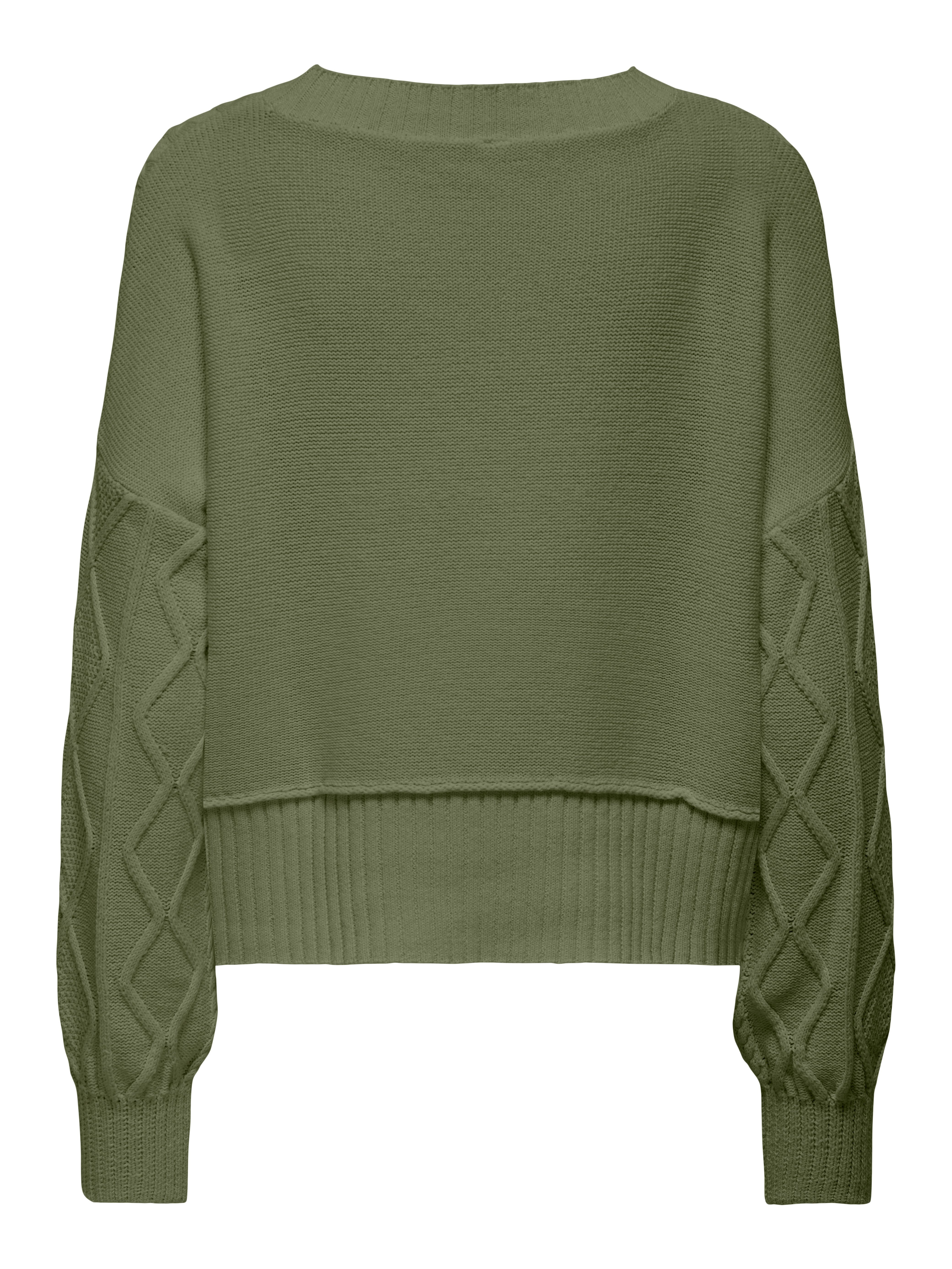 ONLY Strickpullover ONLKAYA LIFE LS LOOSE CABLE ONECK CC KNT günstig online kaufen