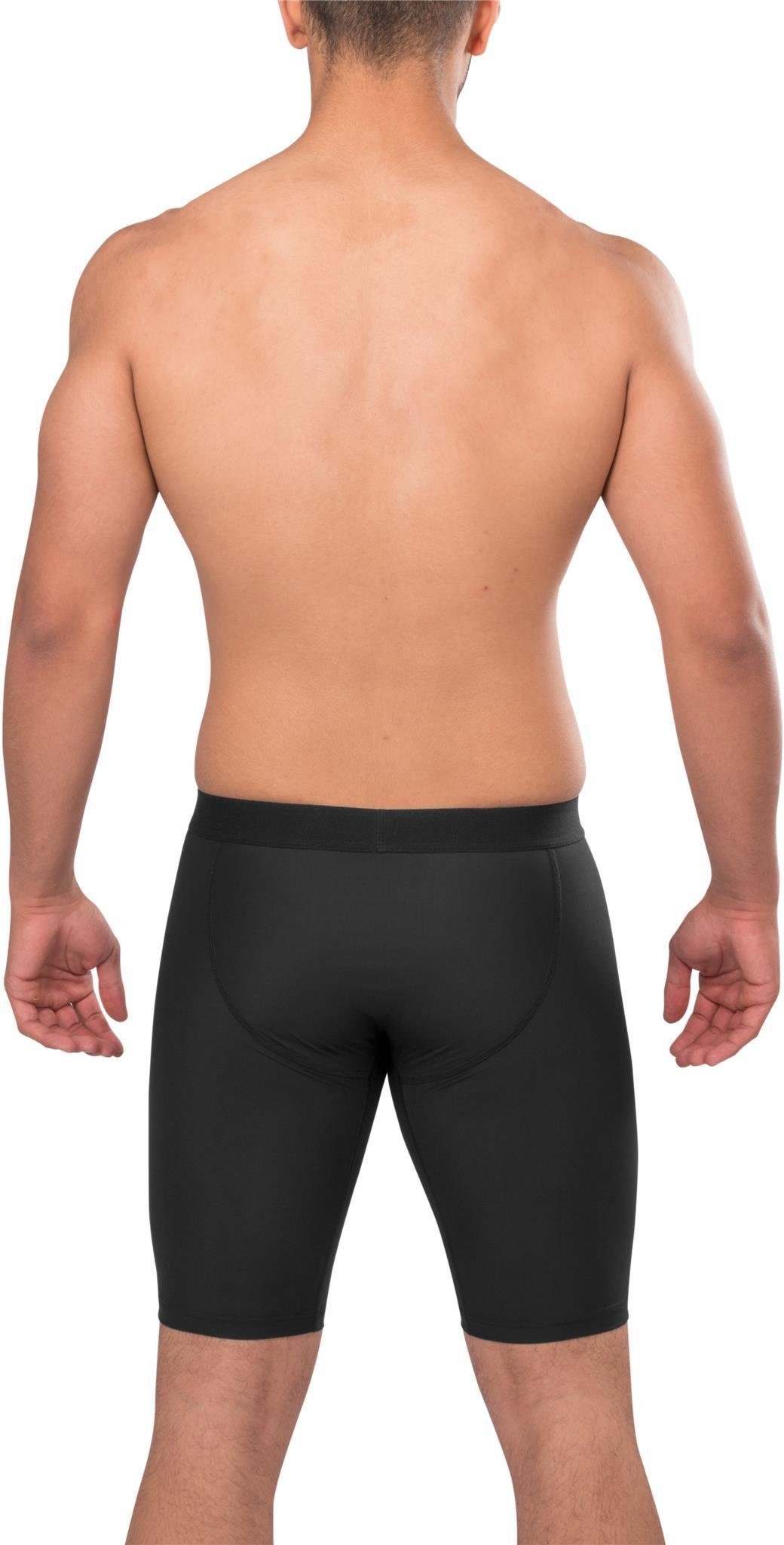 normani Retro Boxer 2 Herren Kompressions-Sportunterhosen Kompressionsunterhosen aus schnelltrocknendem Material