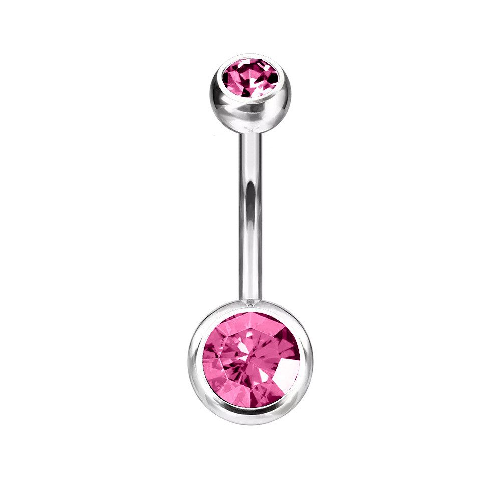JVmoebel Bauchnabelpiercing Bananabells, Titan Bananabell KRISTALL Farbausw günstig online kaufen