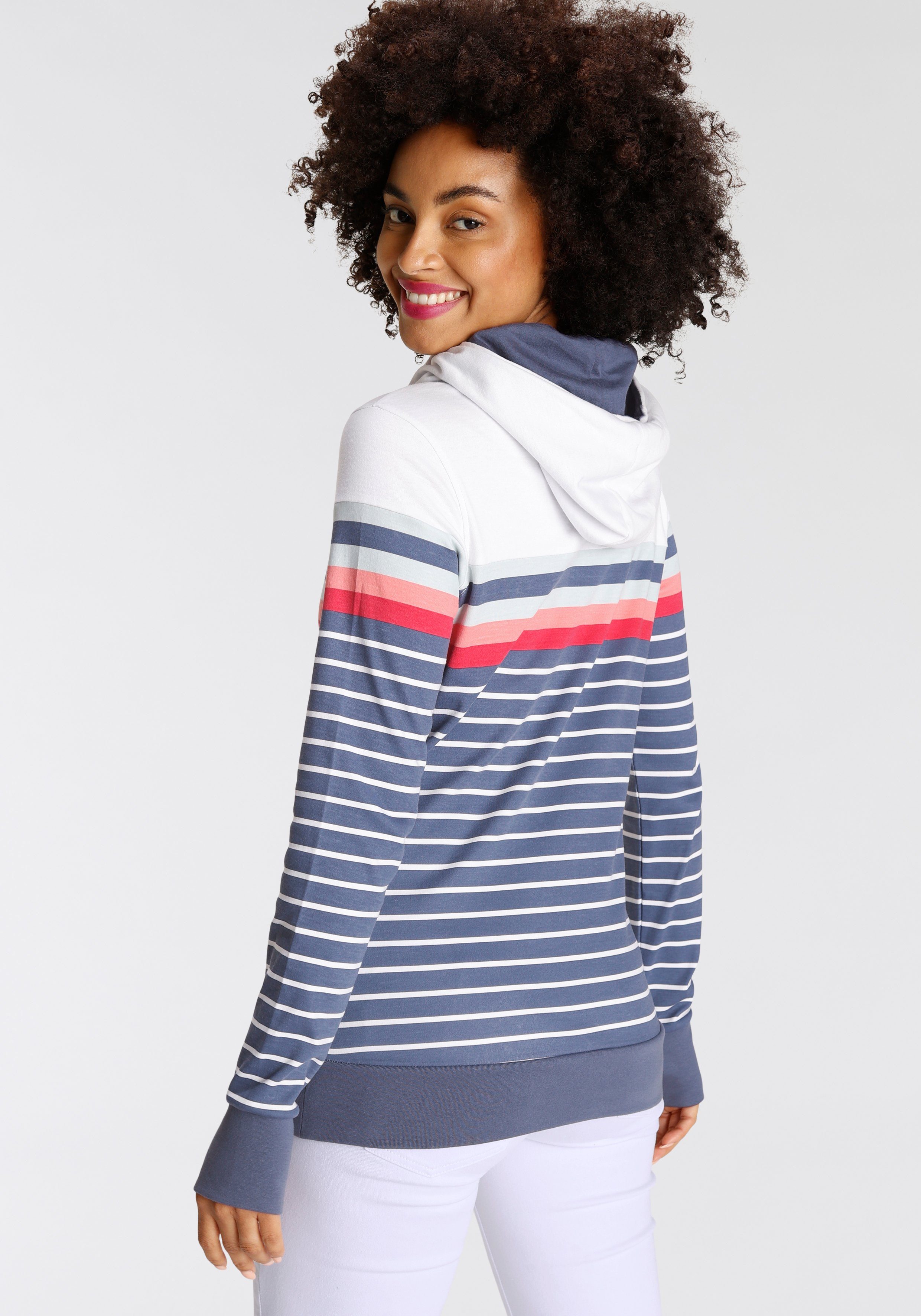 KangaROOS Kapuzensweatshirt Langarm mit Daumenlöchern, bequem geschnitten u günstig online kaufen