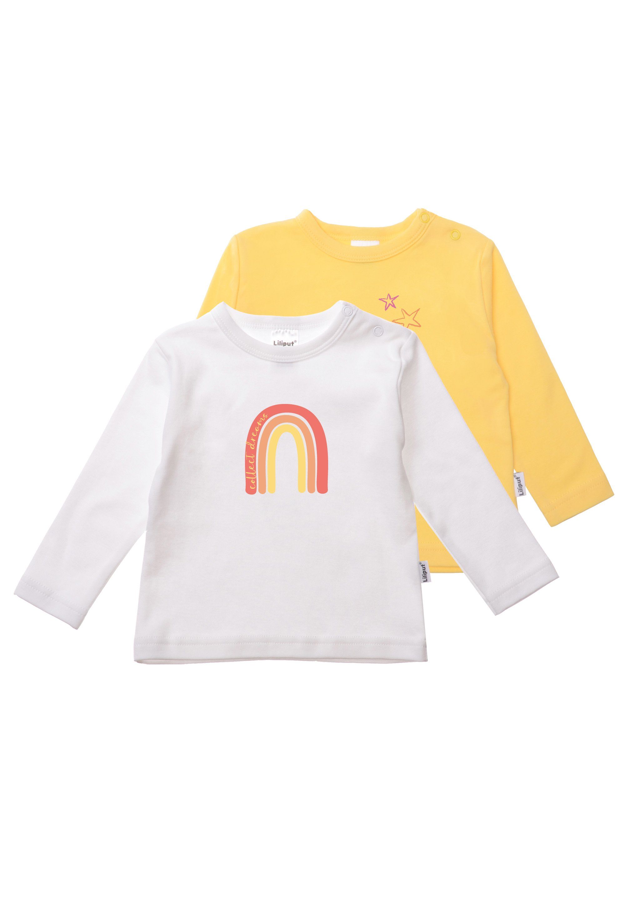 Liliput T-Shirt Regenbogen 2er-Pack aus weichem Baumwoll-Material