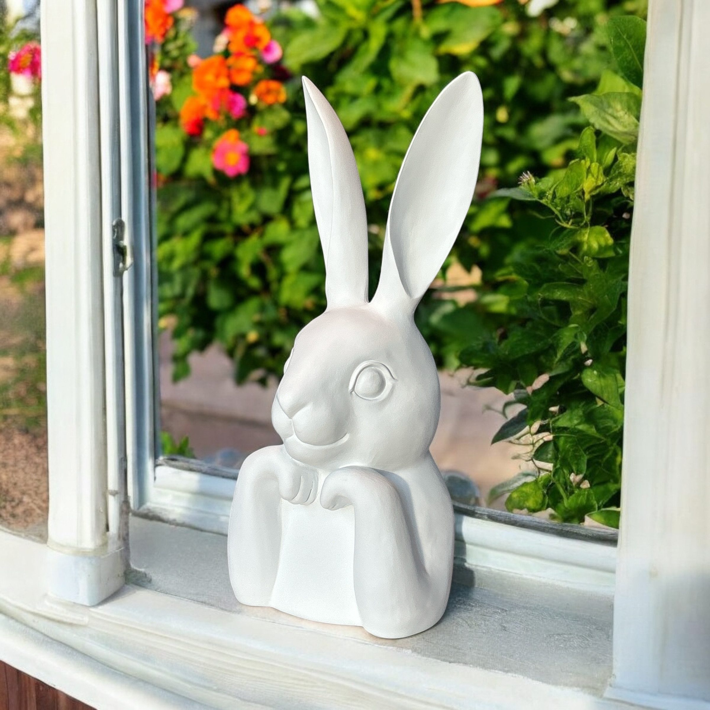 presentis Osterhase HASENBÜSTE Max OSTERHASE 40cm OSTERDEKO DEKOFIGUR