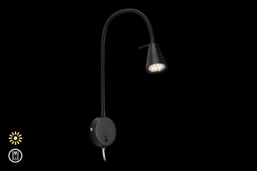 Briloner LED Bettleuchte Tusa Schwenkbar Warmweiß 45 x 20,5 cm Weiß günstig online kaufen