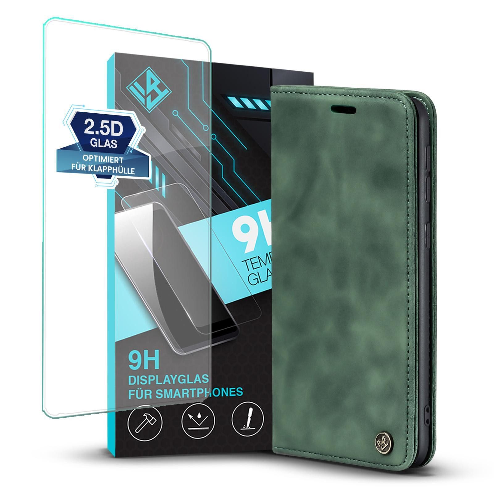 Tec-Expert Handyhülle Tasche Hülle für Motorola Moto G54 6.5 Zoll, 6.5", Cover Klapphülle Case mit Kartenfach Fliphülle aufstellbar