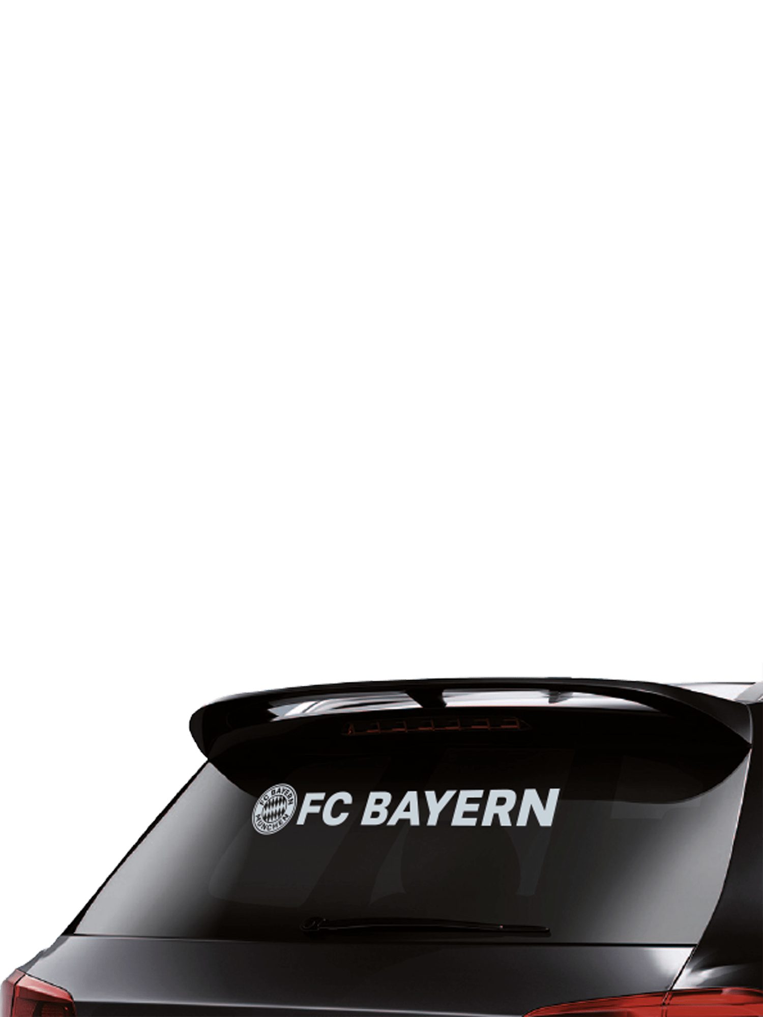 FC Bayern München Aufkleber FC Bayern München Heckscheibenaufkleber I Autoaufkleber I Silber