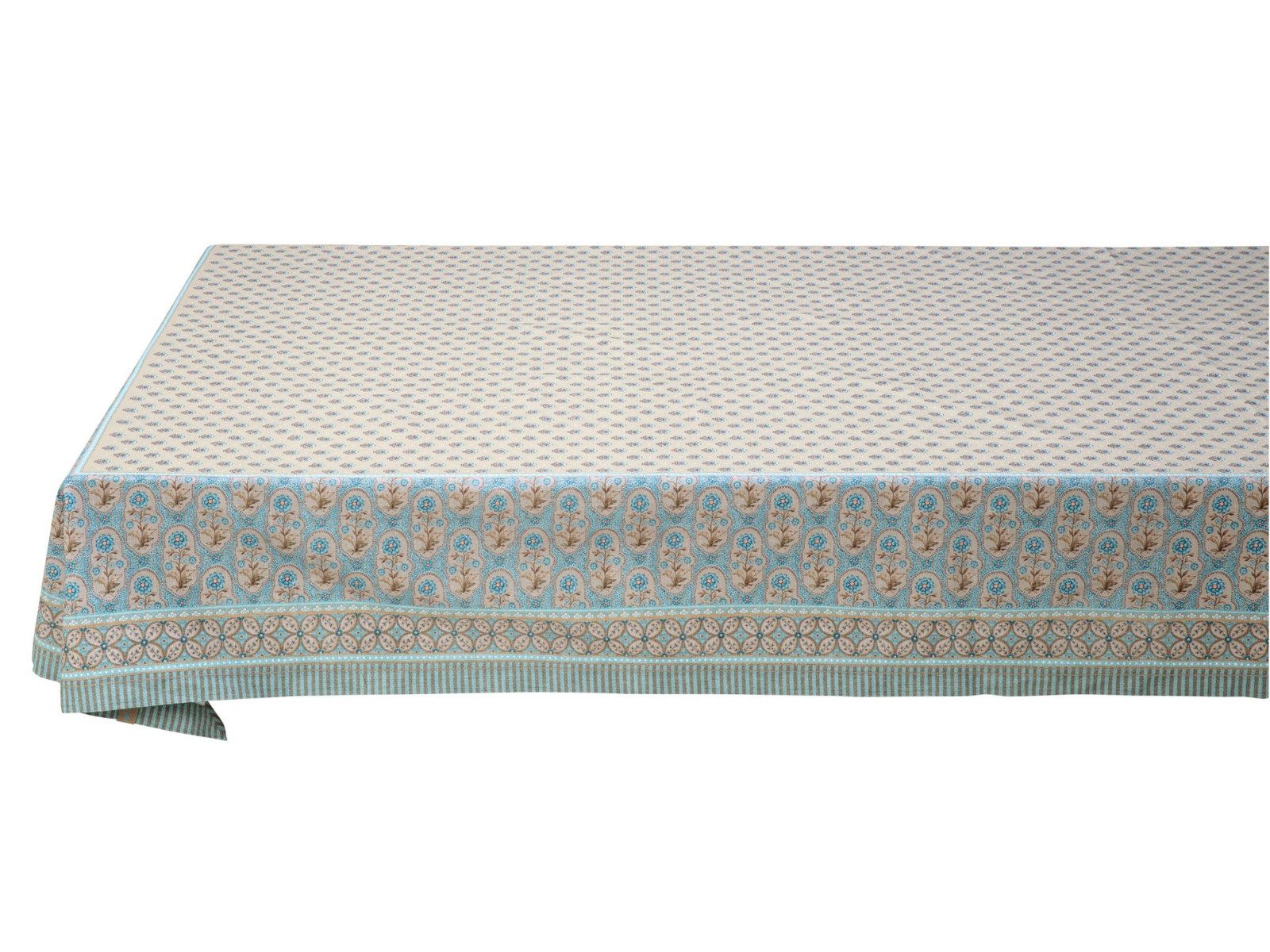 PiP Studio Tischdecke Blooming Tales Khaki-Blue Tischdecke 150x300cm