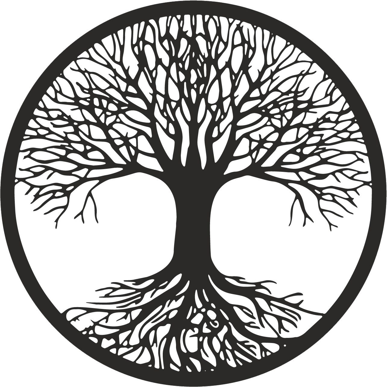 OTTO home Wandbild Lebensbaum durchsichtig mit Lochbohrung für leichte Anbringung, Baum, Baumbilder, Wald (1 St), Lebensbaum, Schwebeeffekt dank der Transparenz