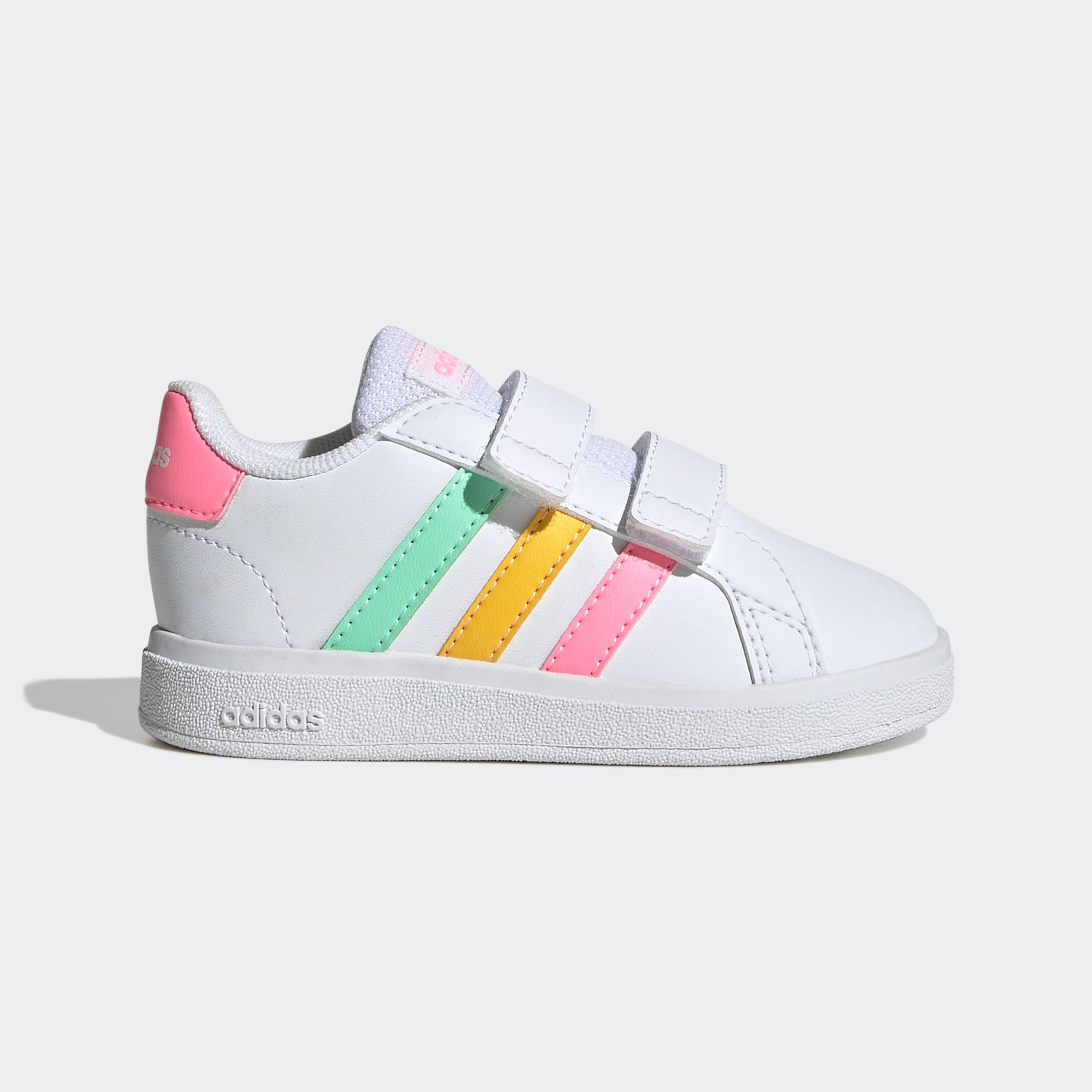 adidas Sportswear GRAND COURT LIFESTYLE HOOK AND LOOP Sneaker für Kinder, Design auf den Spuren des adidas Superstar