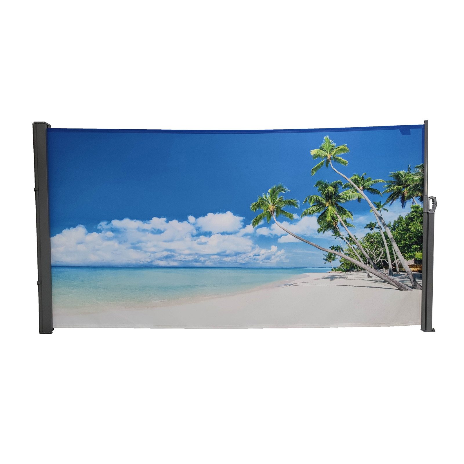 HTI-Living Seitenmarkise Seitenmarkise Karibik links (Stück, 1-St., 1 Seitenmarkise) Sichtschutz Windschutz