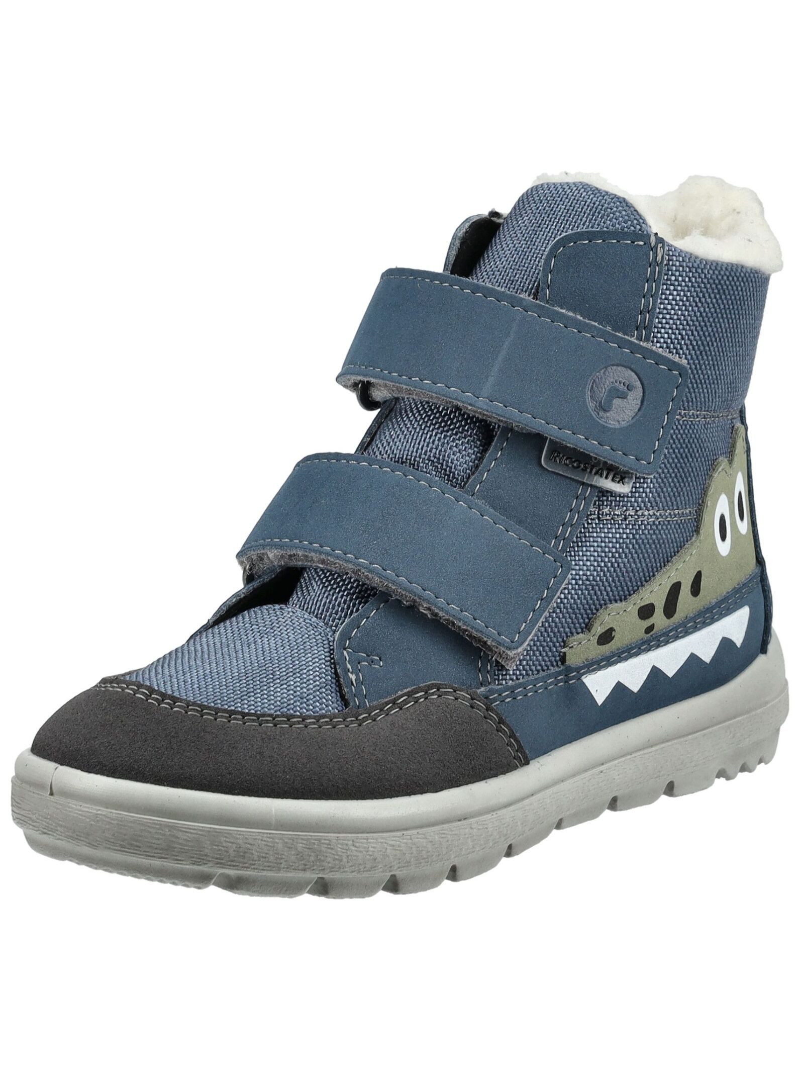 Stiefelette Lederimitat/Textil . Stiefelette