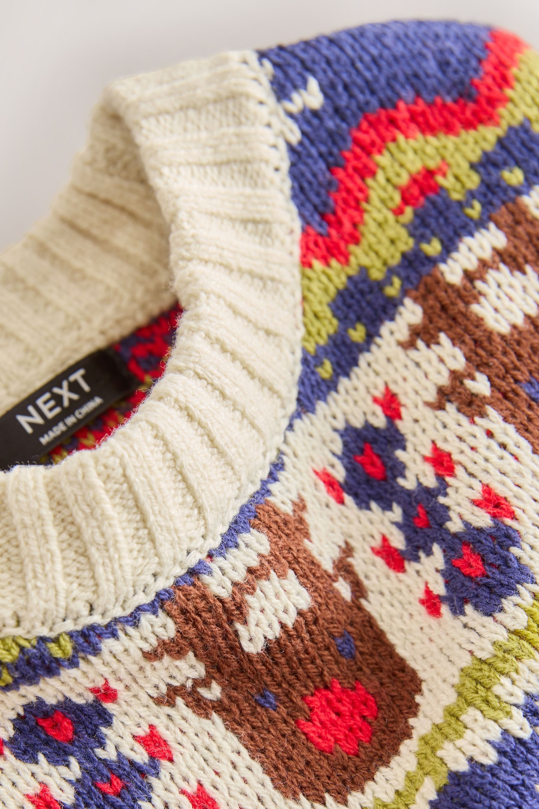 Next Weihnachtspullover Weihnachtlicher Strickpullover (1-tlg)
