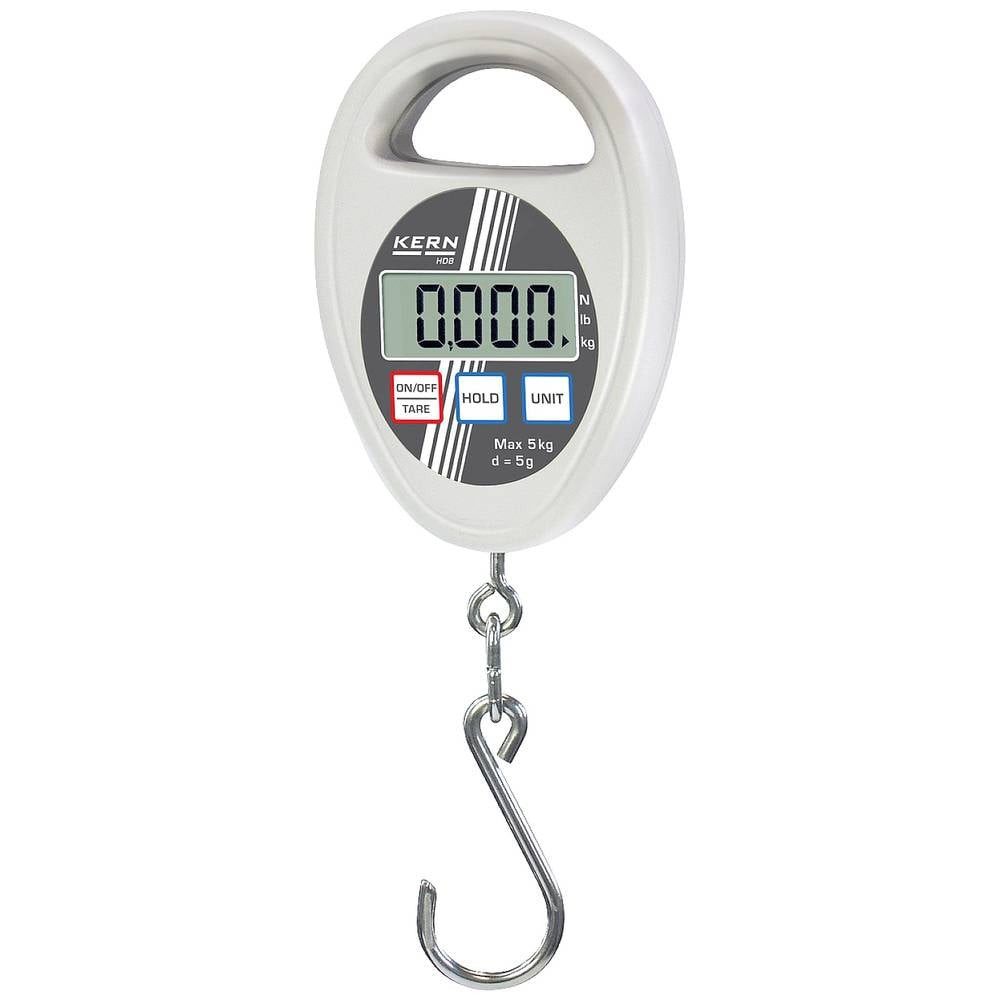 Kern Kofferwaage Hängewaage Max 10 kg, d 0.01 kg HDB 10K10N, Kalibrierbar, Mit Haken