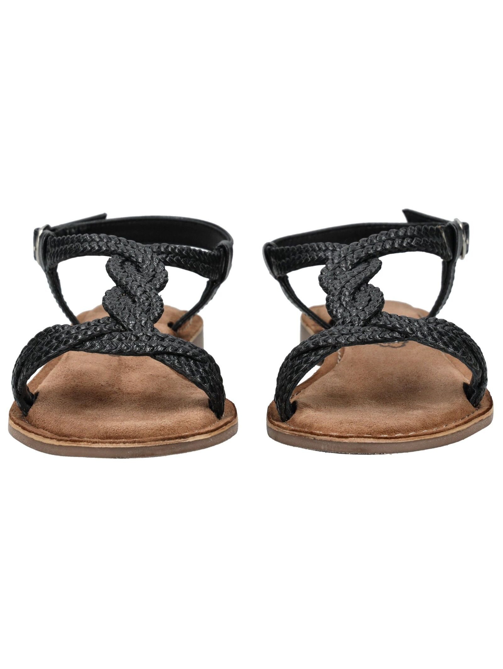 Lazamani Lazamani Sandalen Leder Riemchensandale