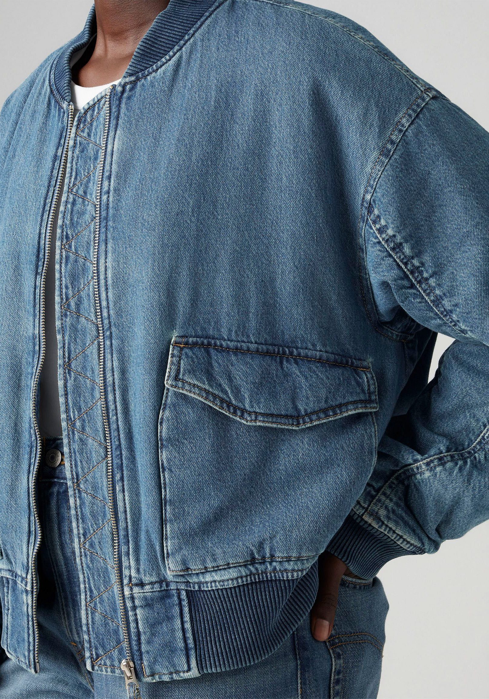 Levi's® Collegejacke ANDY TECHY JACKET mit Taschen