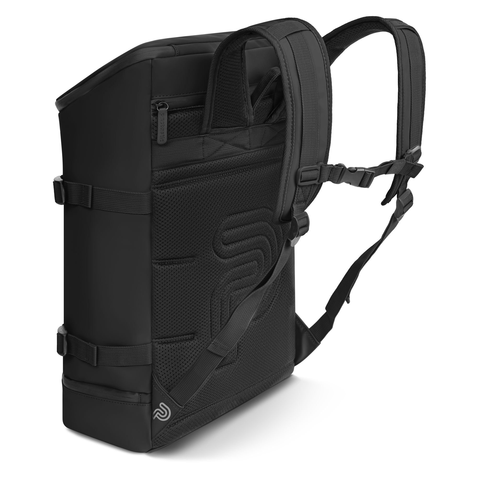 Tech-Material black Urban Daypack Collection, Veganes Pactastic