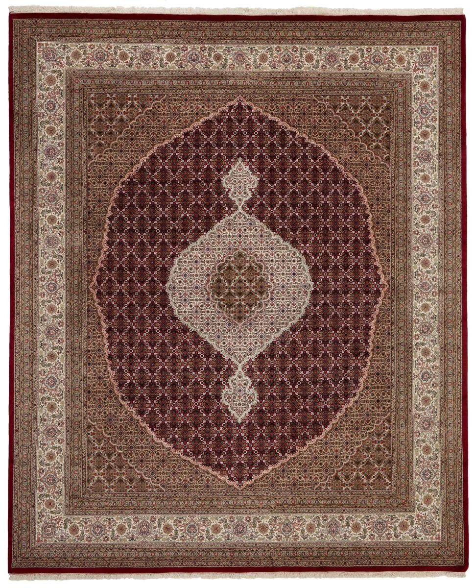 Orientteppich Indo Täbriz Royal 251x304 Handgeknüpfter Orientteppich, Nain Trading, rechteckig, Höhe: 12 mm