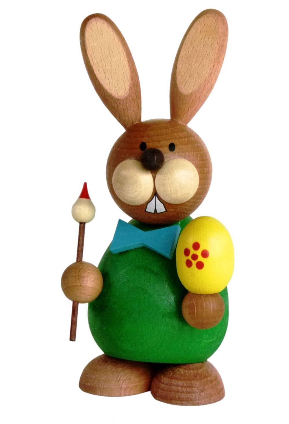 Osterhase Ullrich Osterhase Dekofigur stehend mit Ei und Pinsel 12 cm