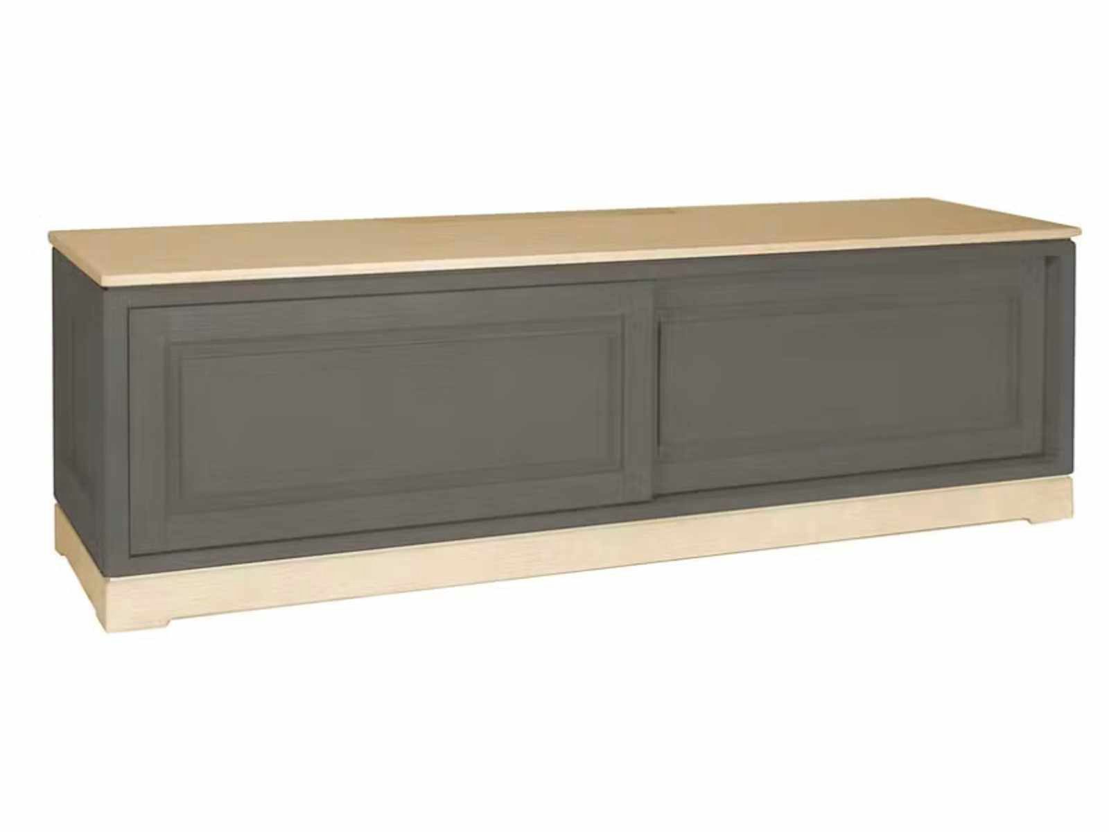 Casamia TV-Board TV Lowboard Casaventi mit 2 Schiebetüren Pinie Massivholz