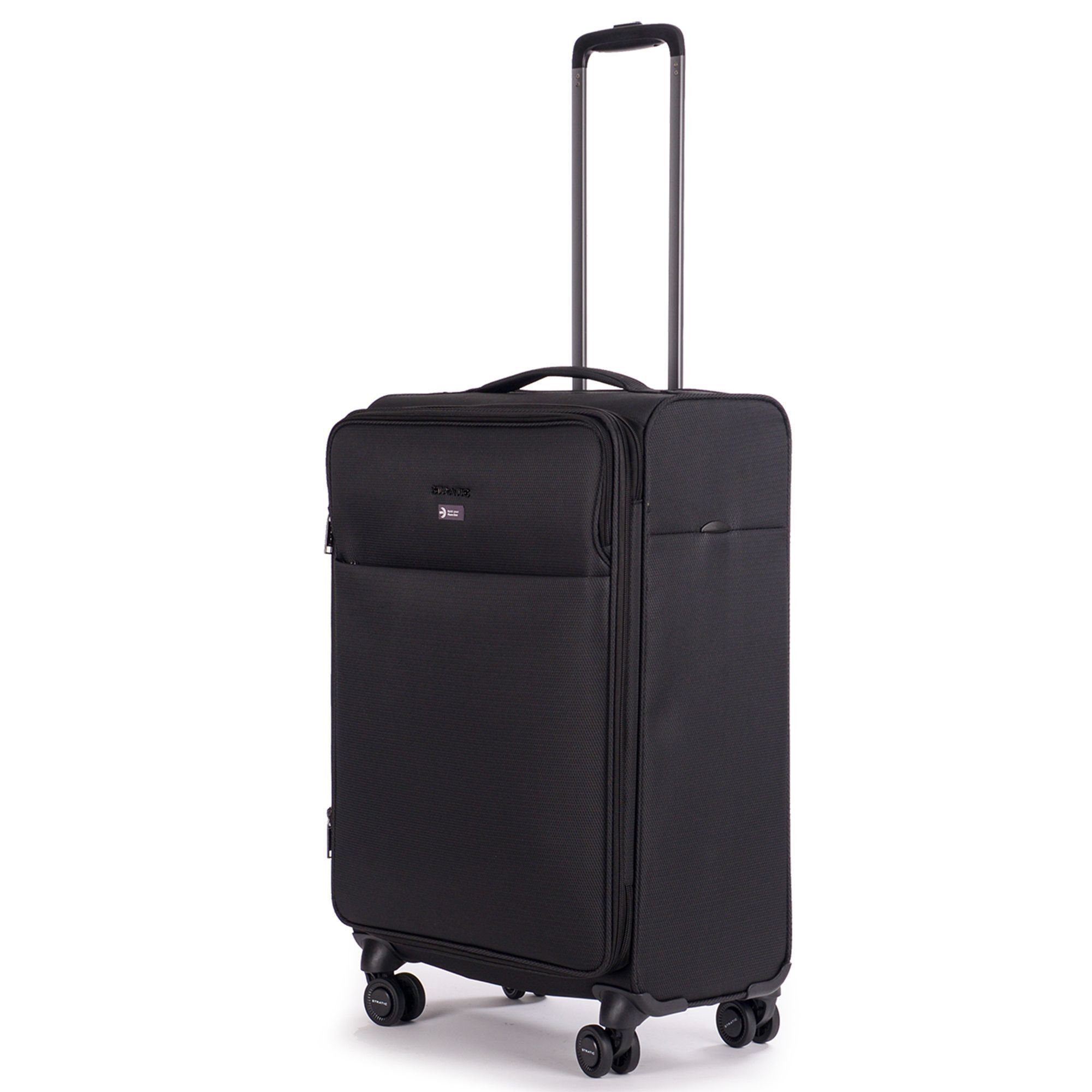 Stratic Weichgepäck-Trolley Stratic Light +, 4 Rollen, Polyester