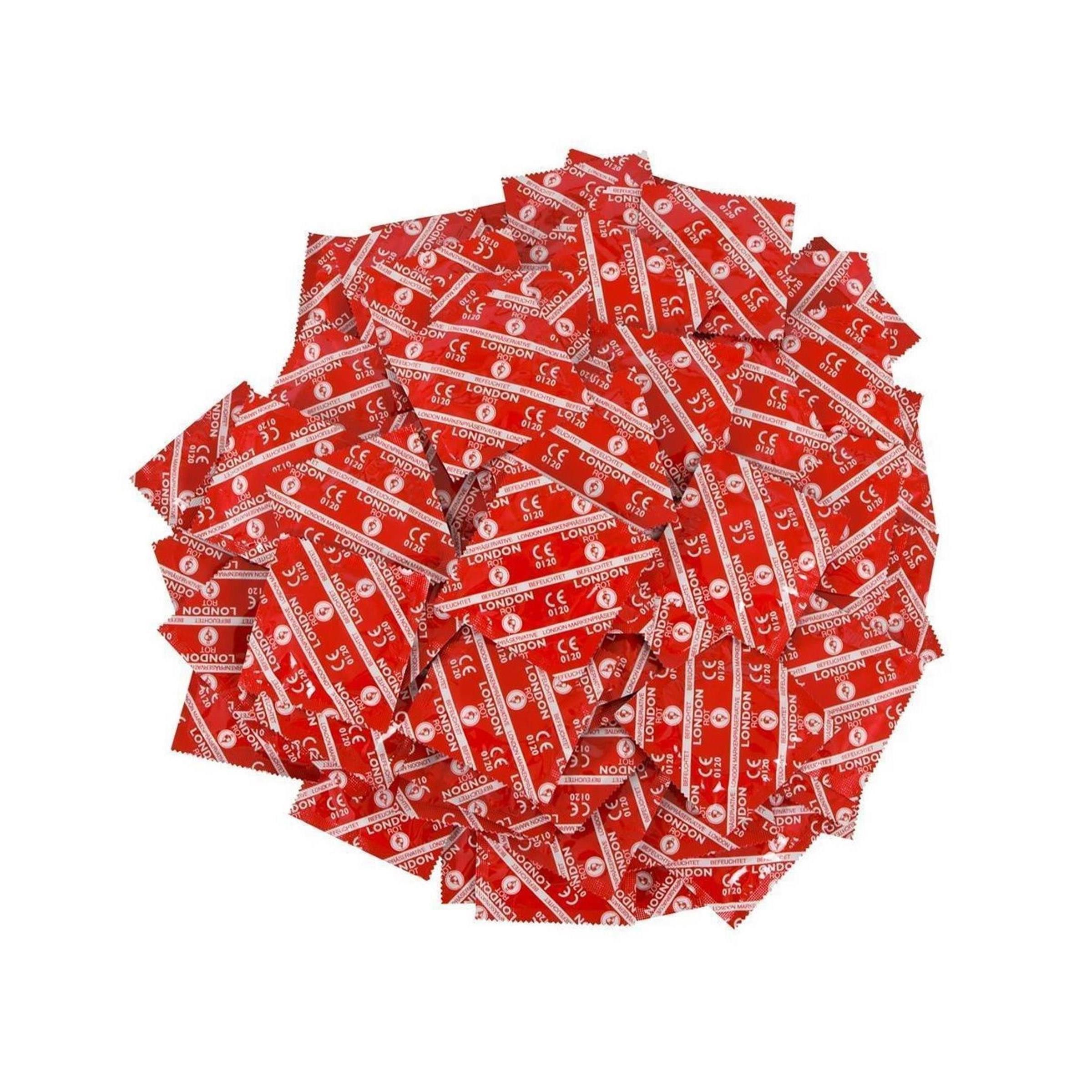 London Kondome London - Rot Beutel - (div. Varianten), 100 St.