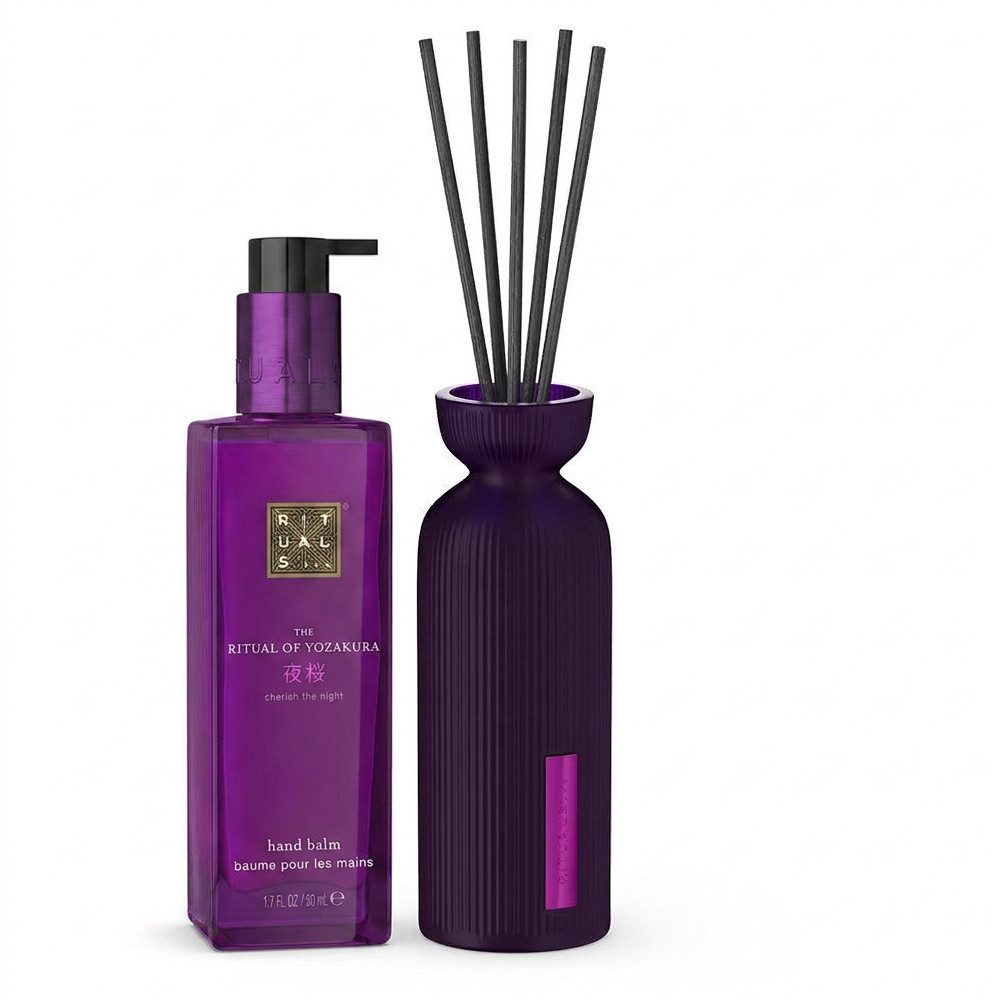 Rituals Handbalsam Rituals The Ritual of Yozakura Hand Balm und Mini Sticks Duo, Pflege und Raumduft im abgestimmten Yozakura Duo