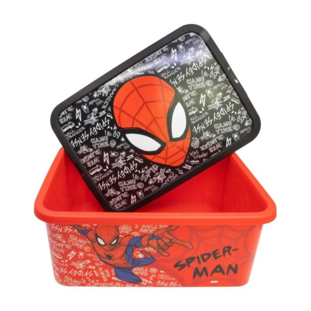 Spiderman Aufbewahrungsbox 13 l Kinderzimmer Box für Spielzeug