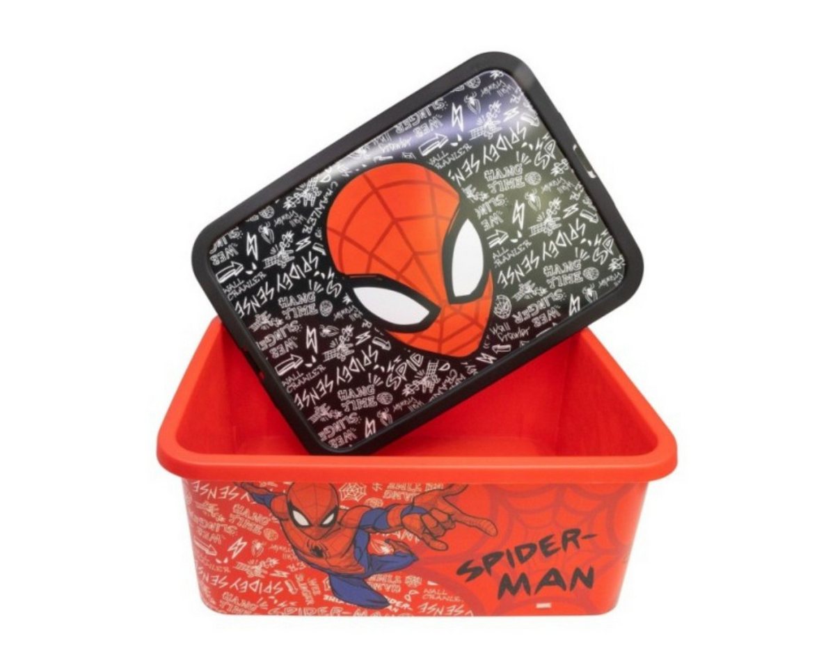 Spiderman Aufbewahrungsbox 13 l Kinderzimmer Box für Spielzeug