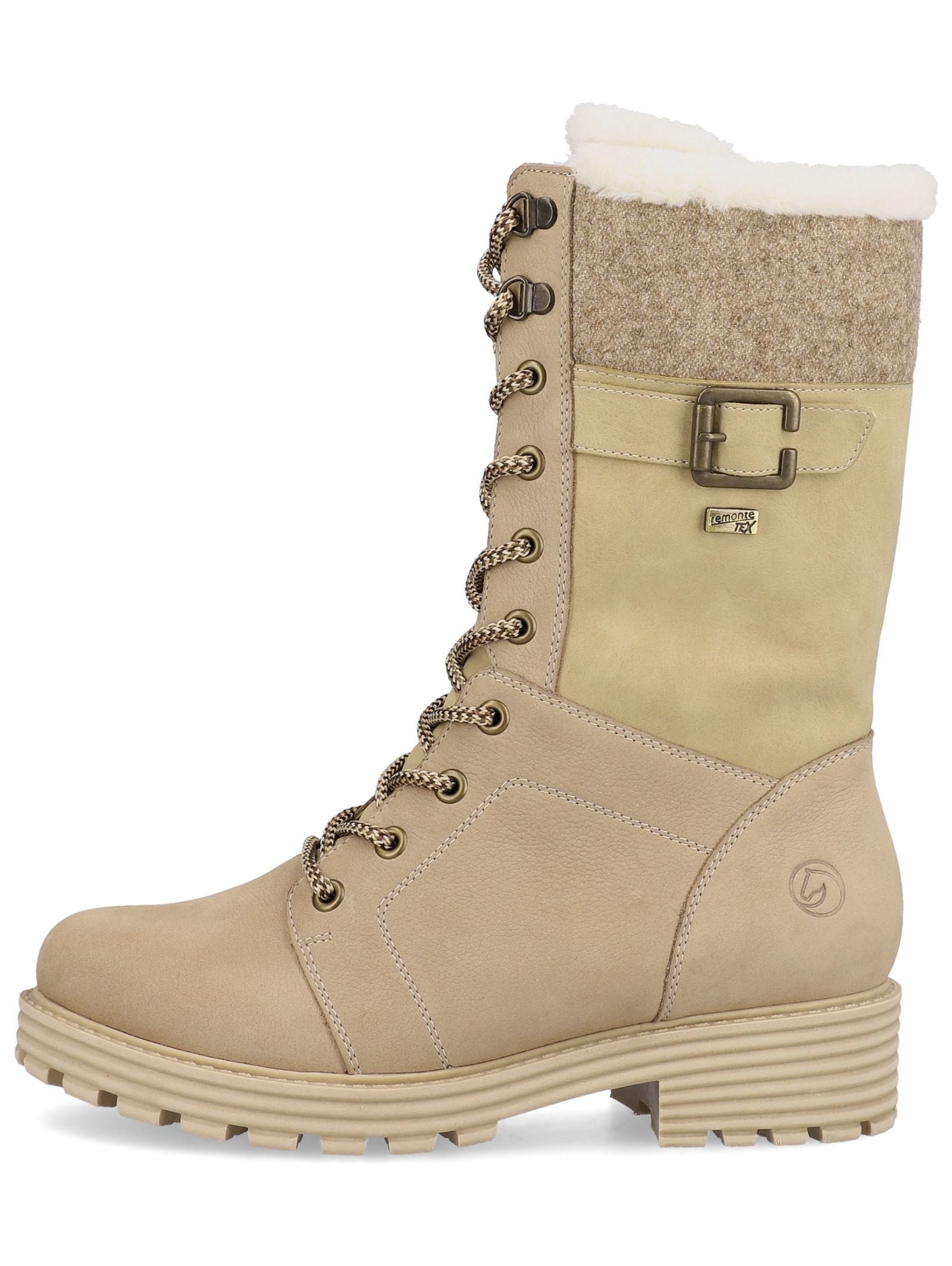 Remonte Remonte Stiefelette Veloursleder Schnürstiefelette