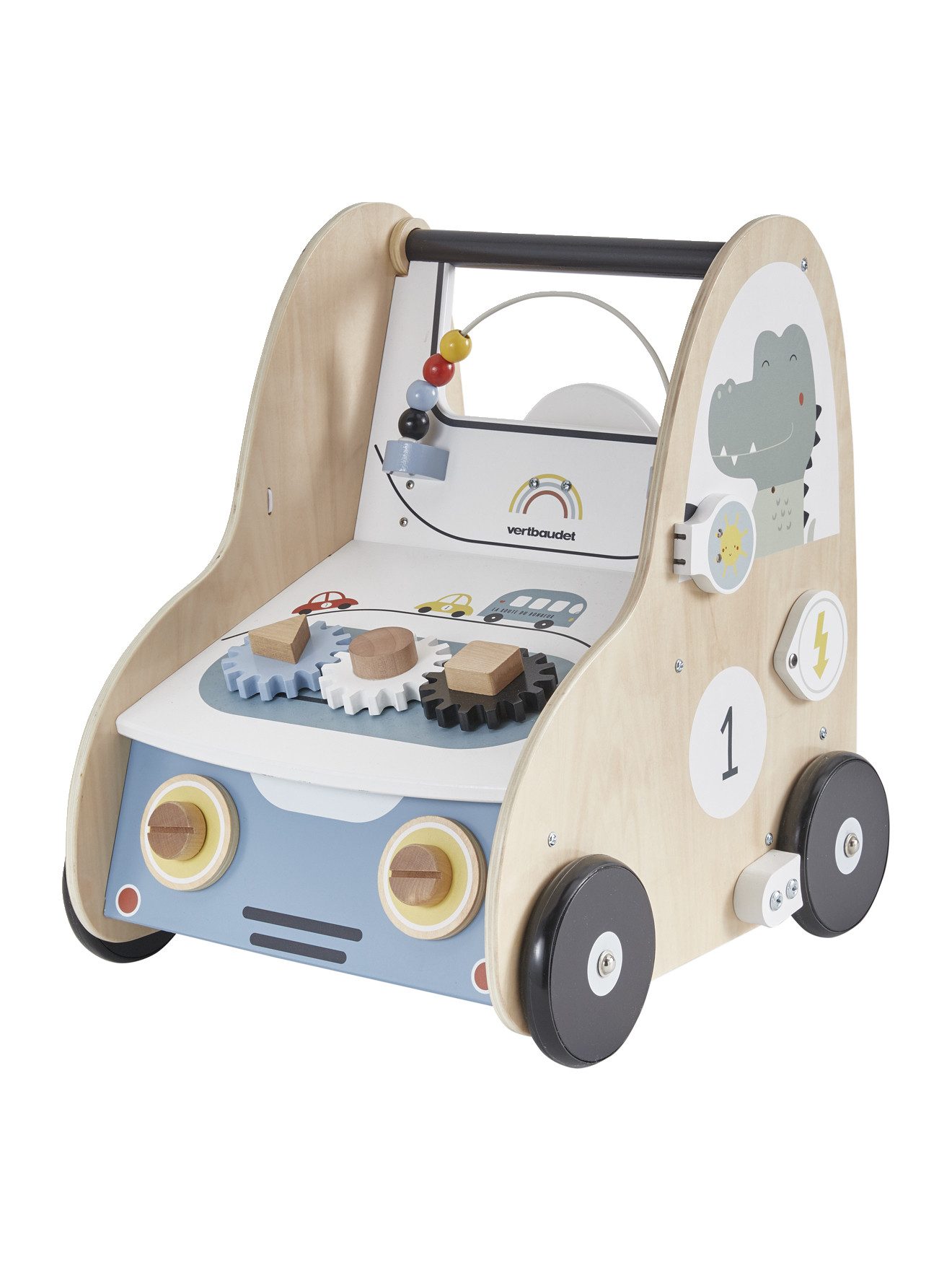 vertbaudet Ходунки Baby Ходунки mit Bremse, Holz