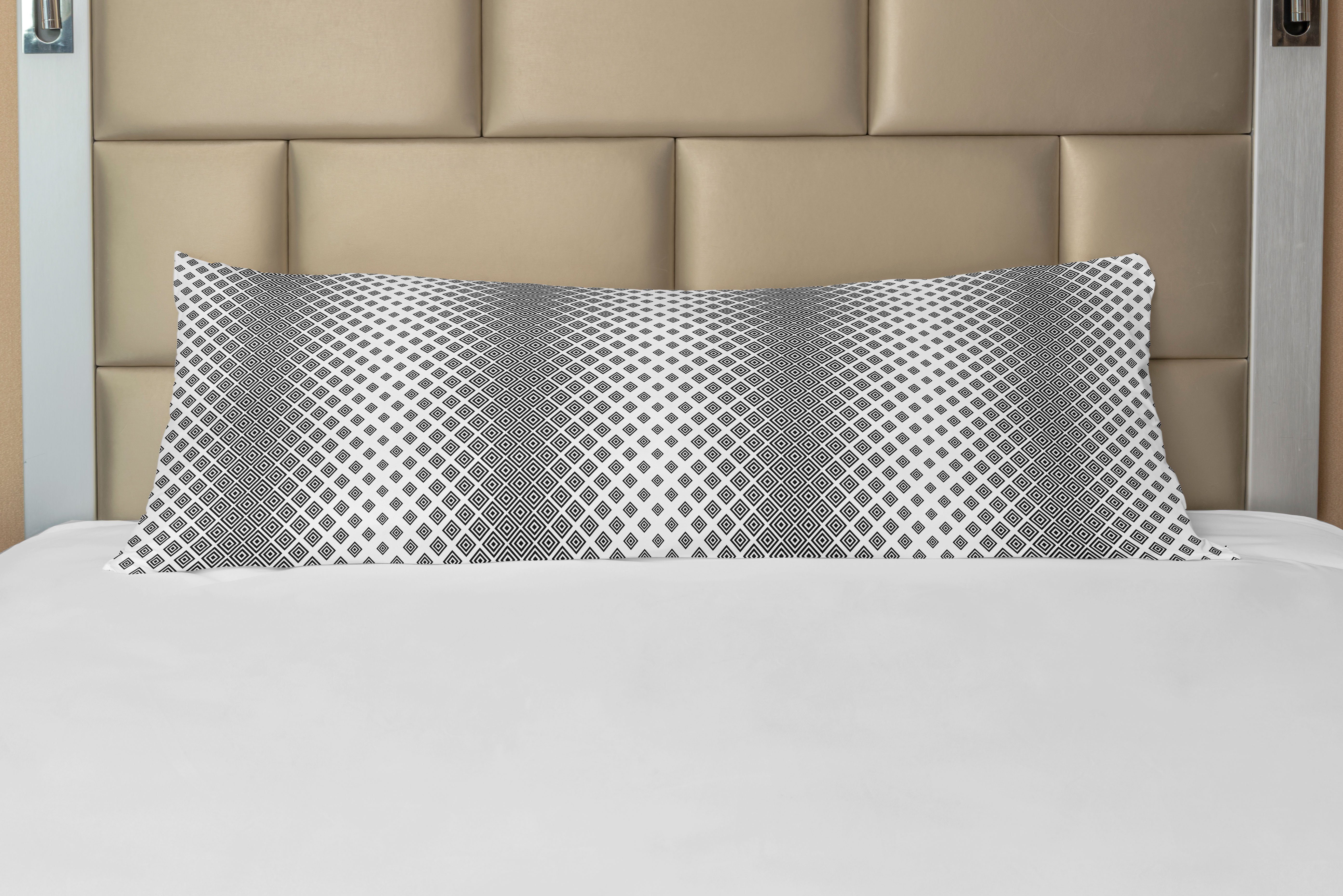 Seitenschläferkissenbezug Deko-Akzent Langer Kissenbezug, Abakuhaus, Abstrakt Quadratische Form Geometrische