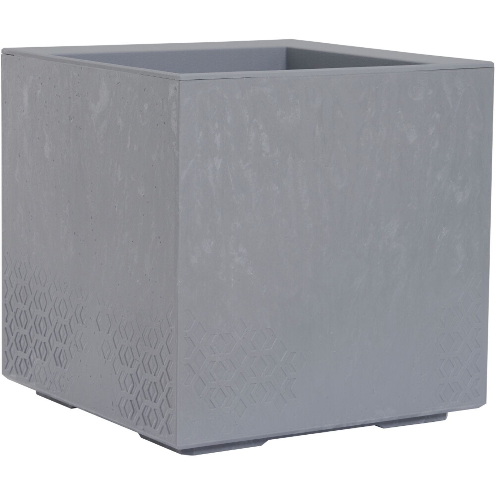 obi blumenkasten 60 cm 1er Blumenkbel XXL Gro, 48x48 cm, 60 Liter, kippsicher mit Drainages   Sustania