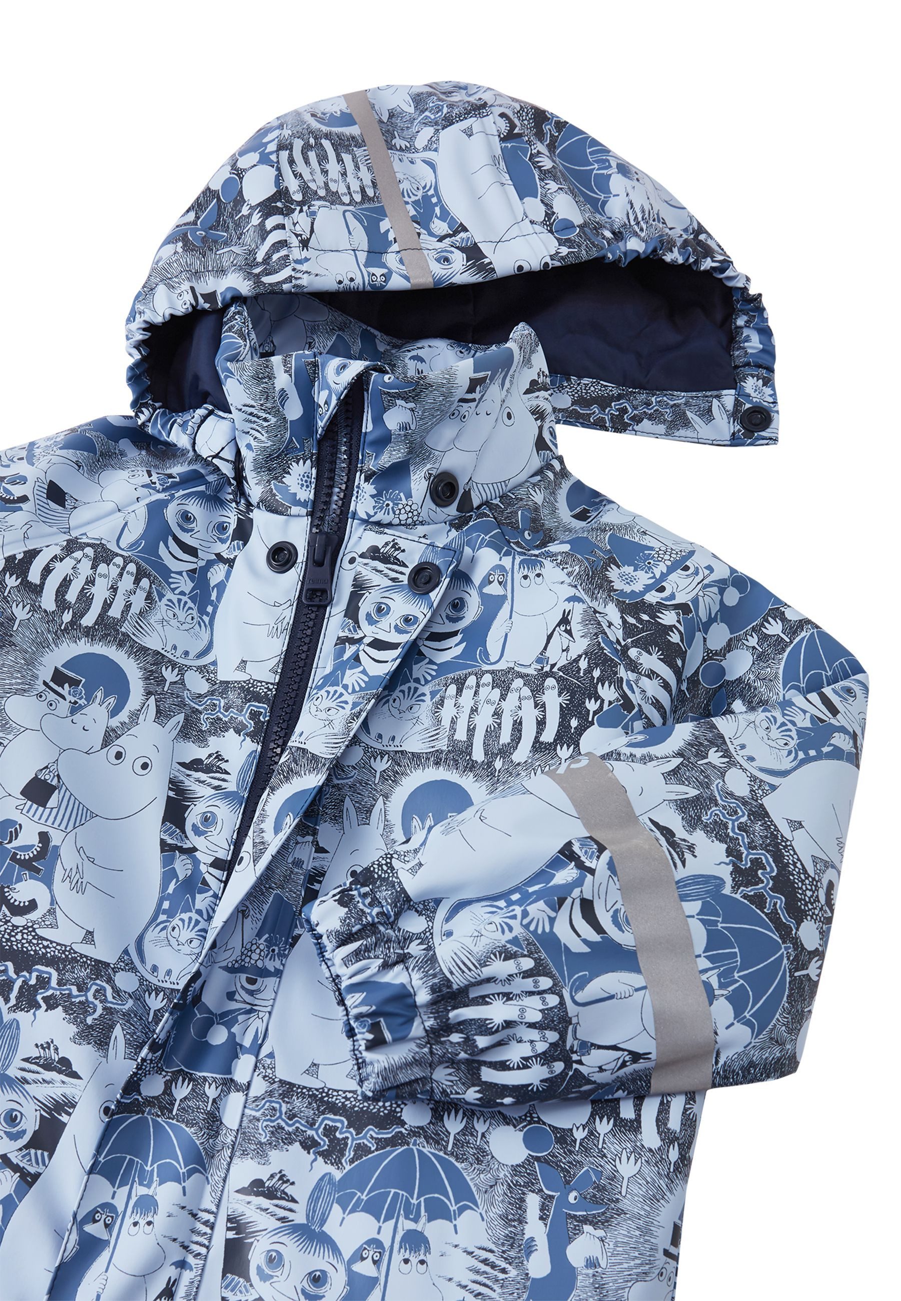 reima Regenoverall MOOMIN RAPAKKO Regenoverall PFAS-freie, schmutzabweisende Ausrüstung BIONIC-FINISH®ECO